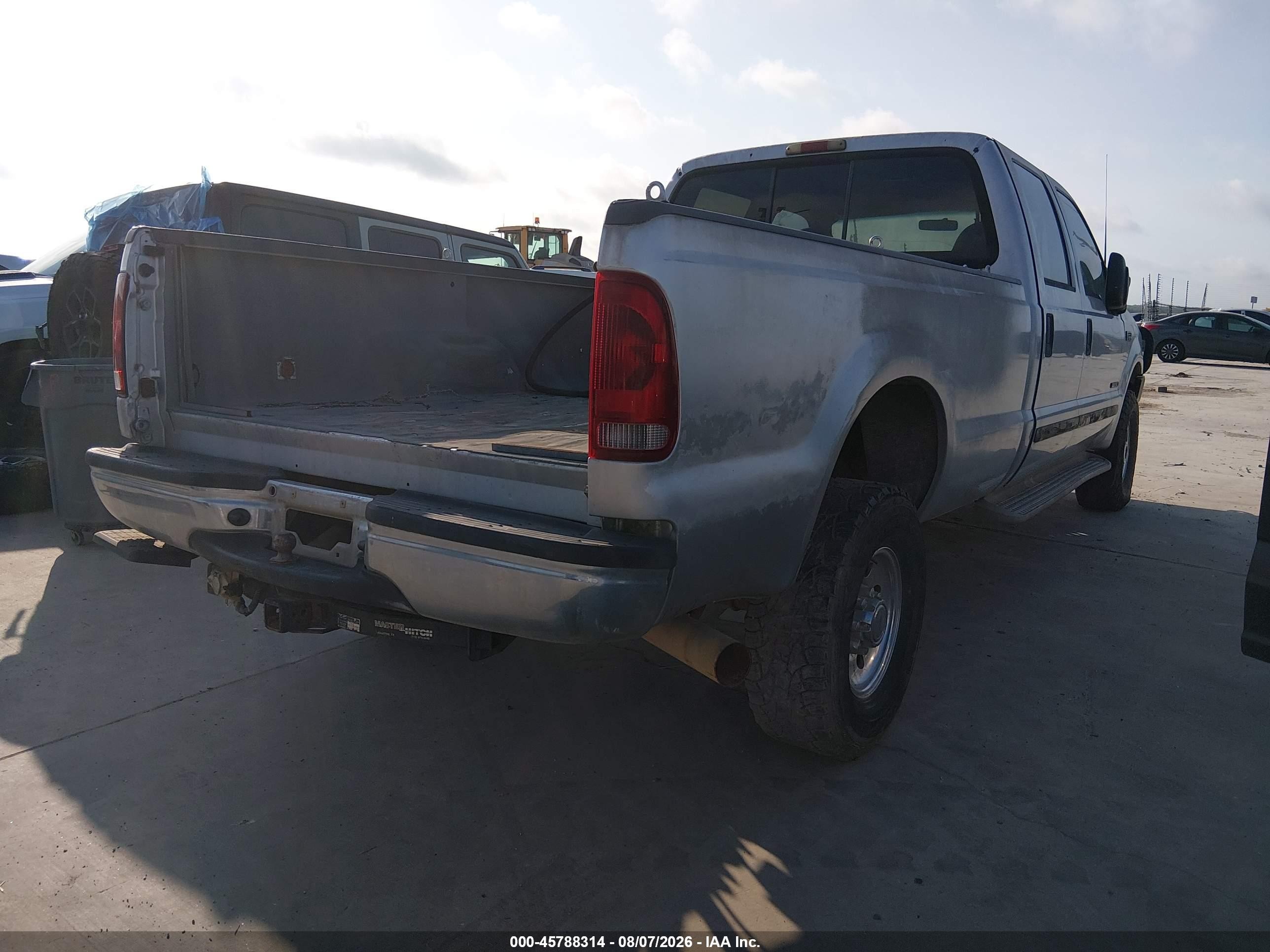 2001 Ford F-350 Lariat/xl/xlt Gray vin: 1FTSW31F31EC56617