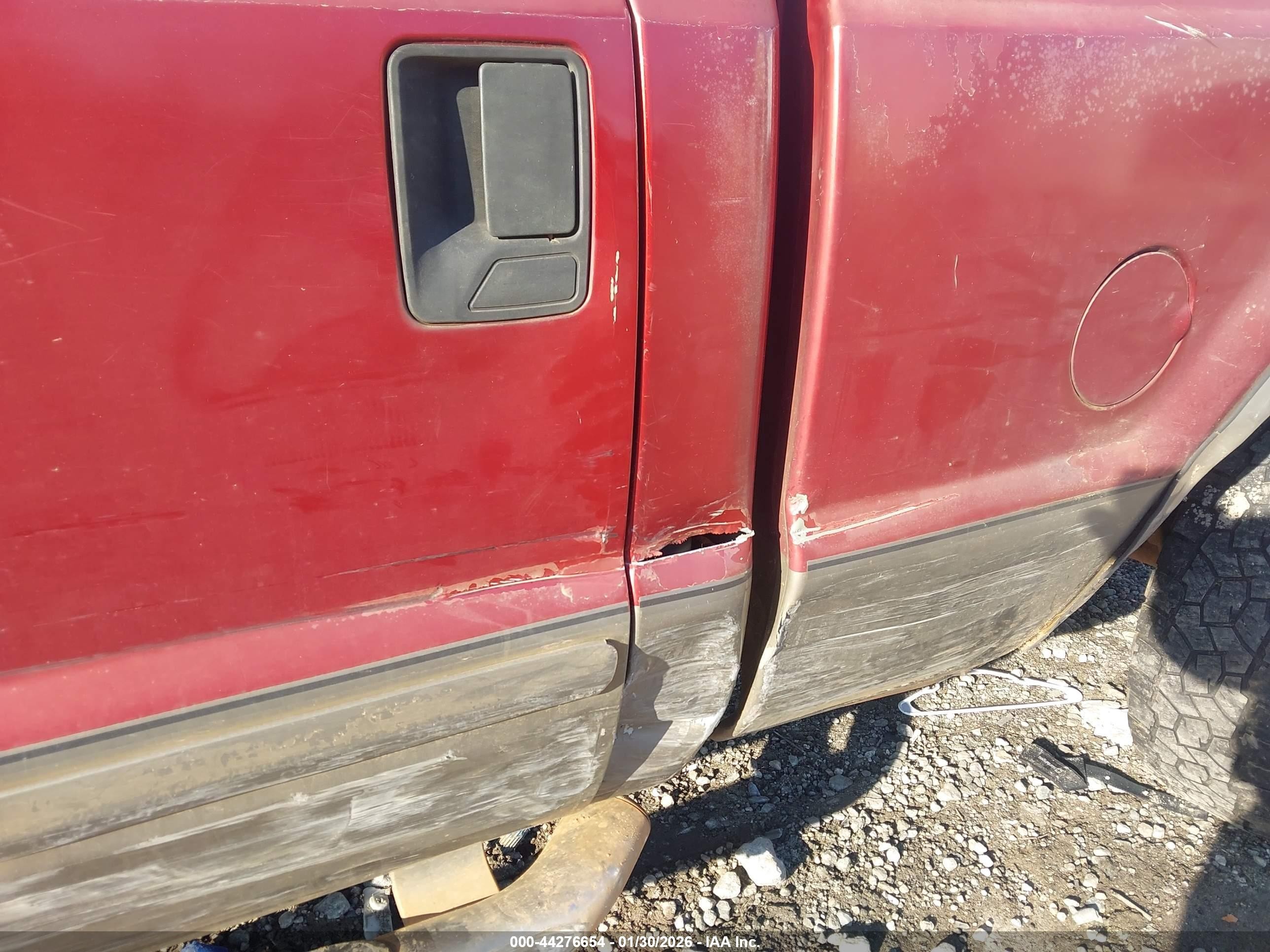 2002 Ford F-350 Lariat/xl/xlt Red vin: 1FTSW31F32EB45342