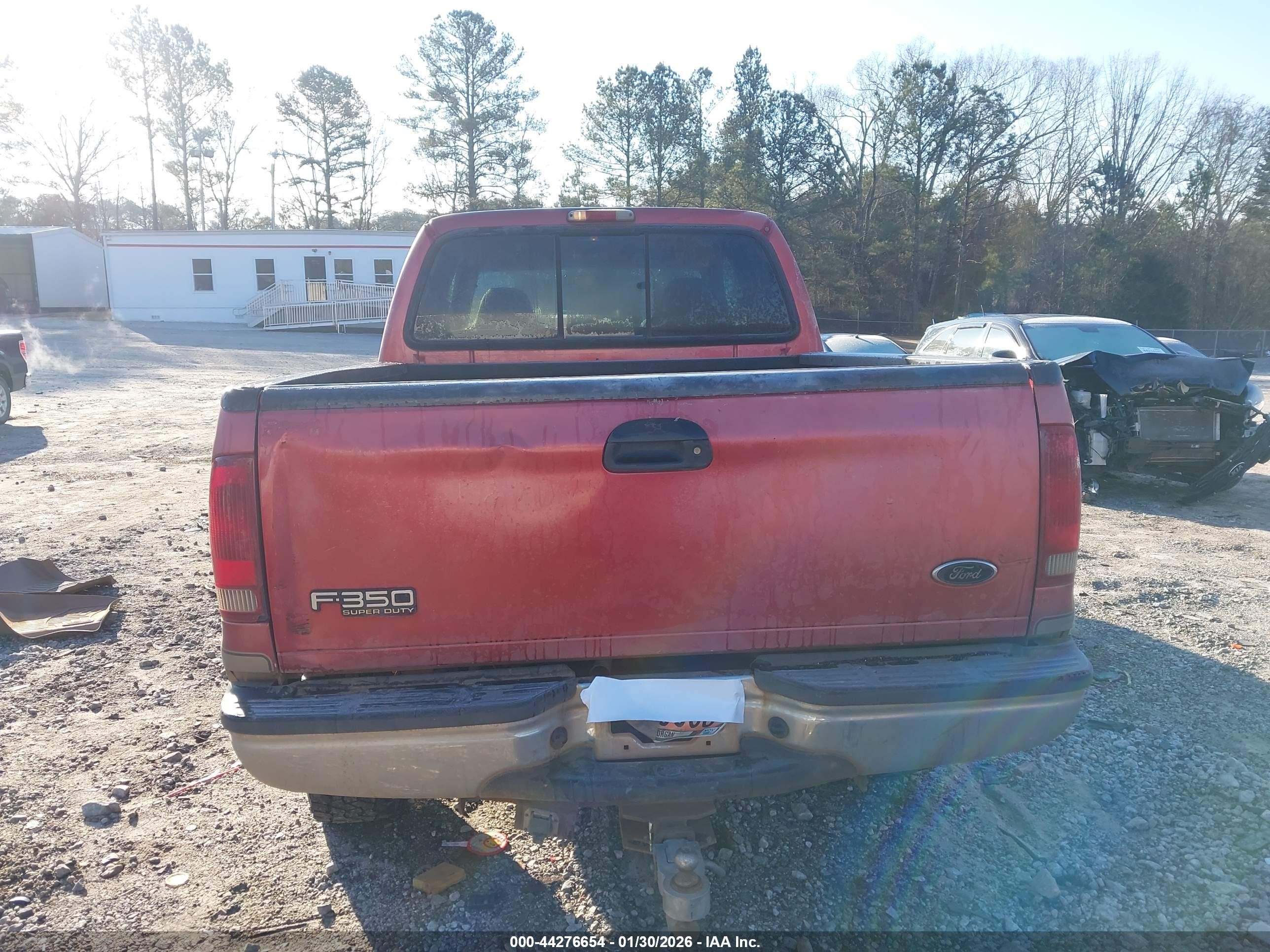 2002 Ford F-350 Lariat/xl/xlt Red vin: 1FTSW31F32EB45342