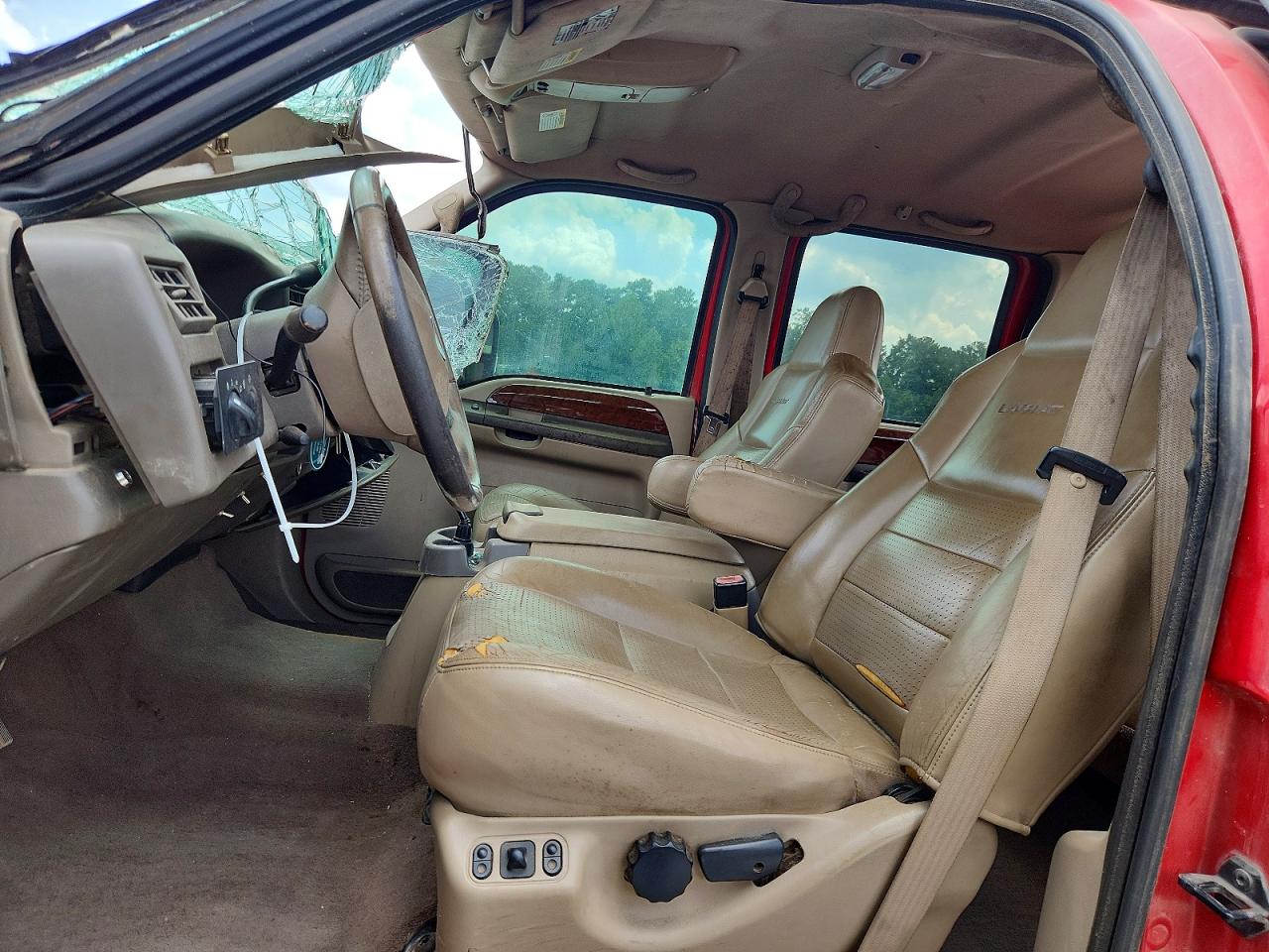 2002 Ford F350 Srw Super Duty Red vin: 1FTSW31F32ED43774