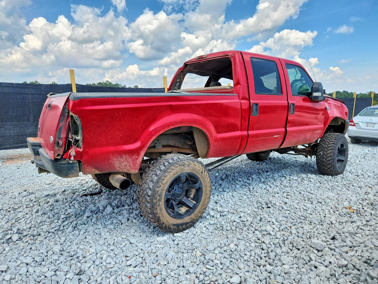 2002 Ford F350 Srw Super Duty Red vin: 1FTSW31F32ED43774
