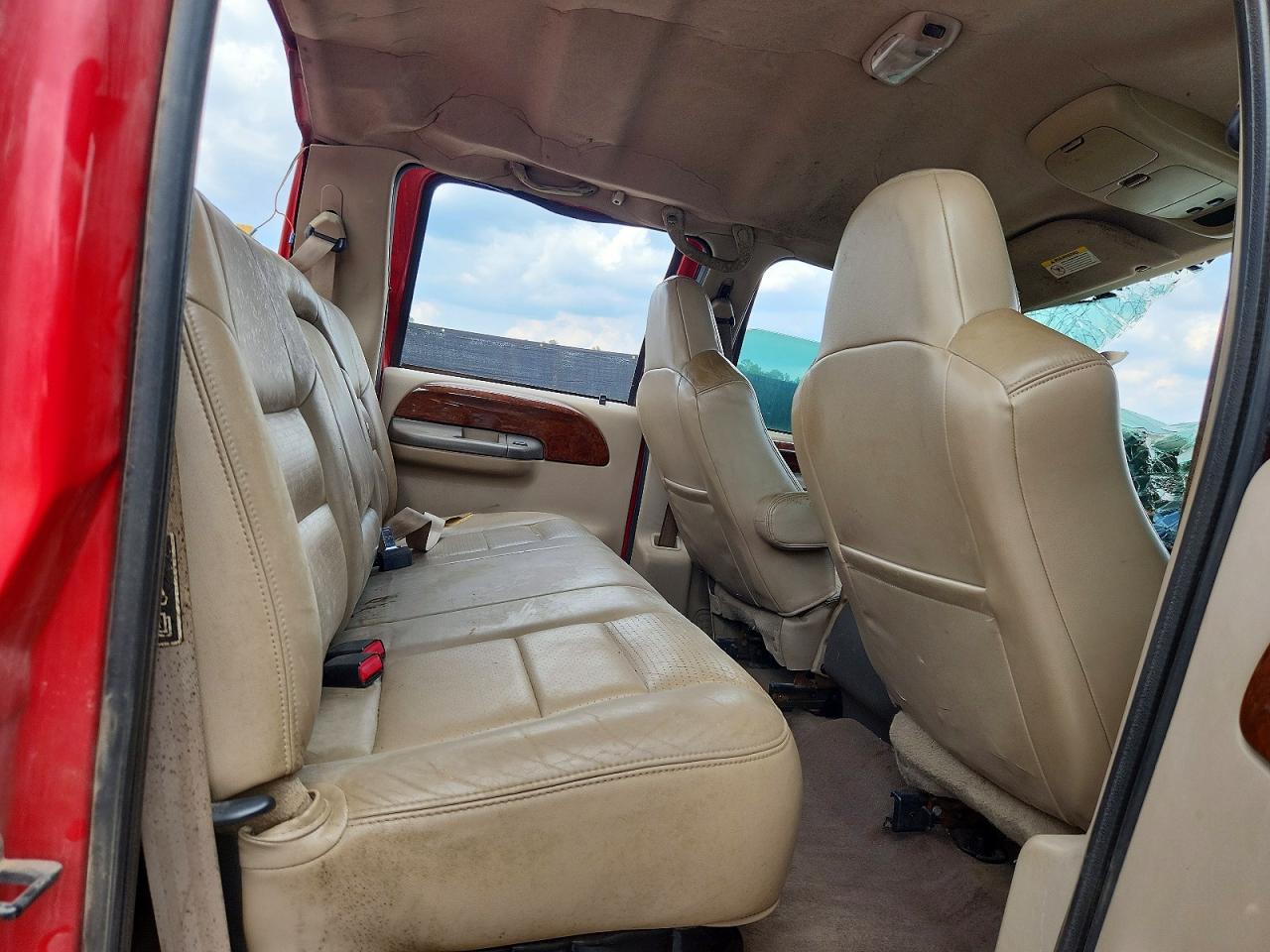 2002 Ford F350 Srw Super Duty Red vin: 1FTSW31F32ED43774