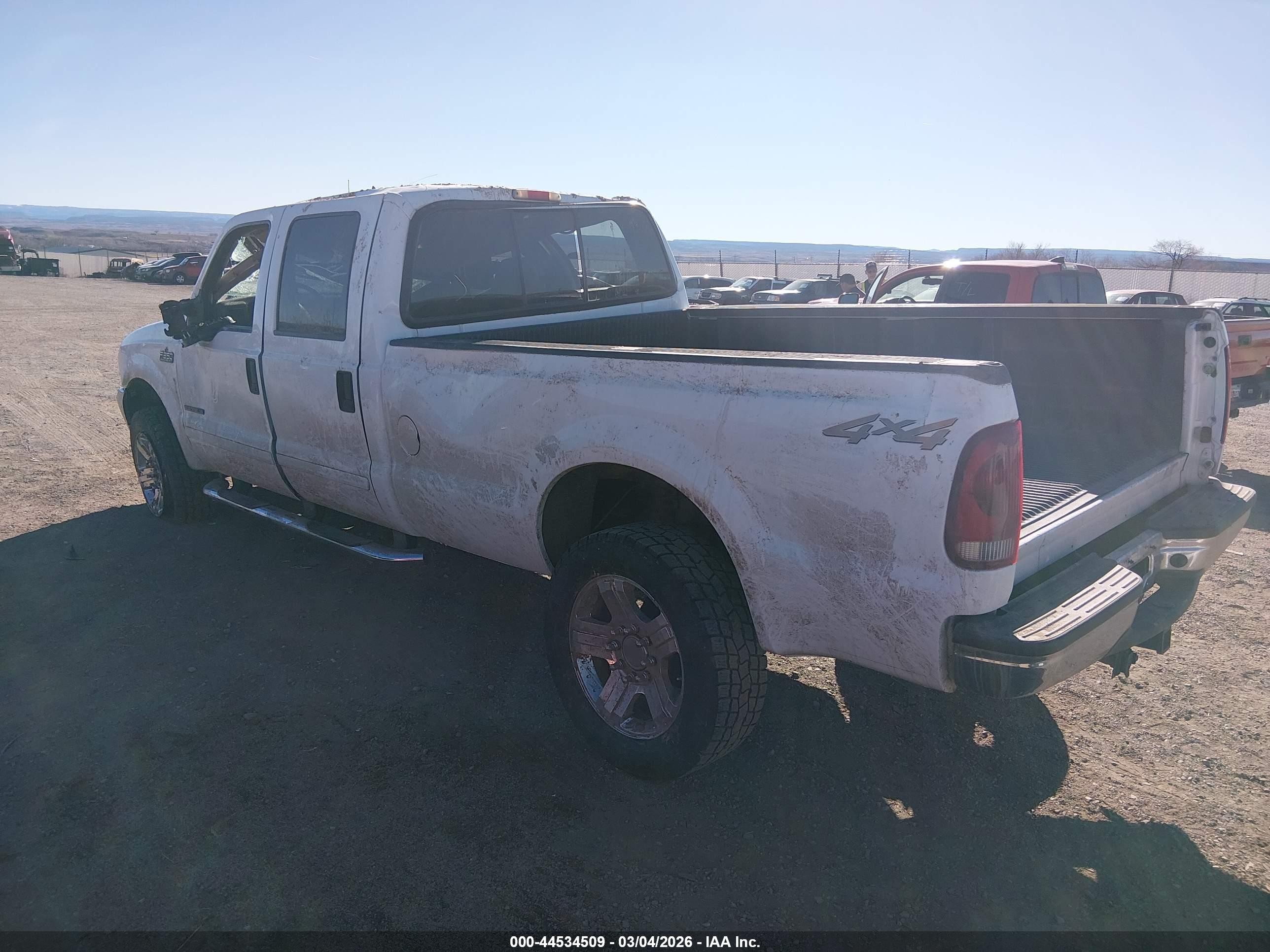 2002 Ford F-350 Lariat/xl/xlt White vin: 1FTSW31F32ED60543