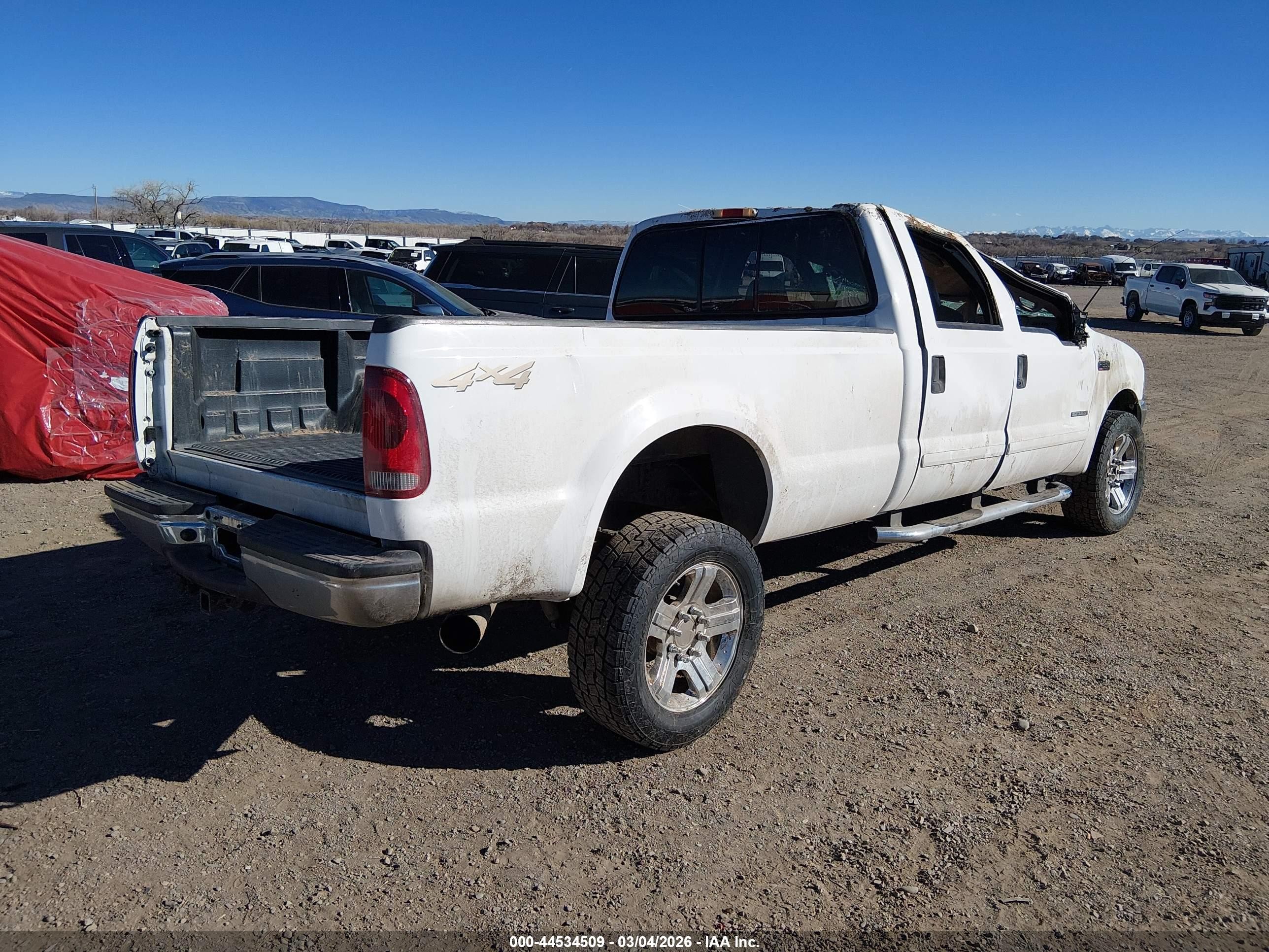 2002 Ford F-350 Lariat/xl/xlt White vin: 1FTSW31F32ED60543