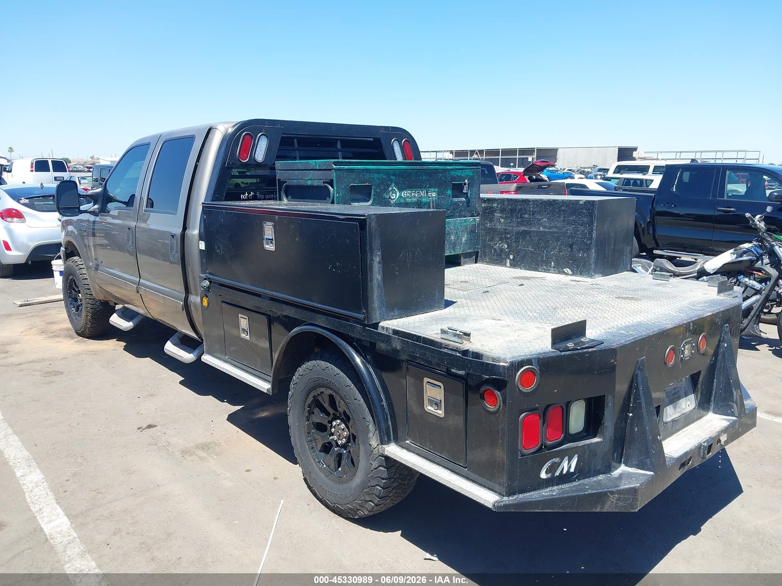 2002 Ford F-350 Lariat/xl/xlt Brown vin: 1FTSW31F32ED61577