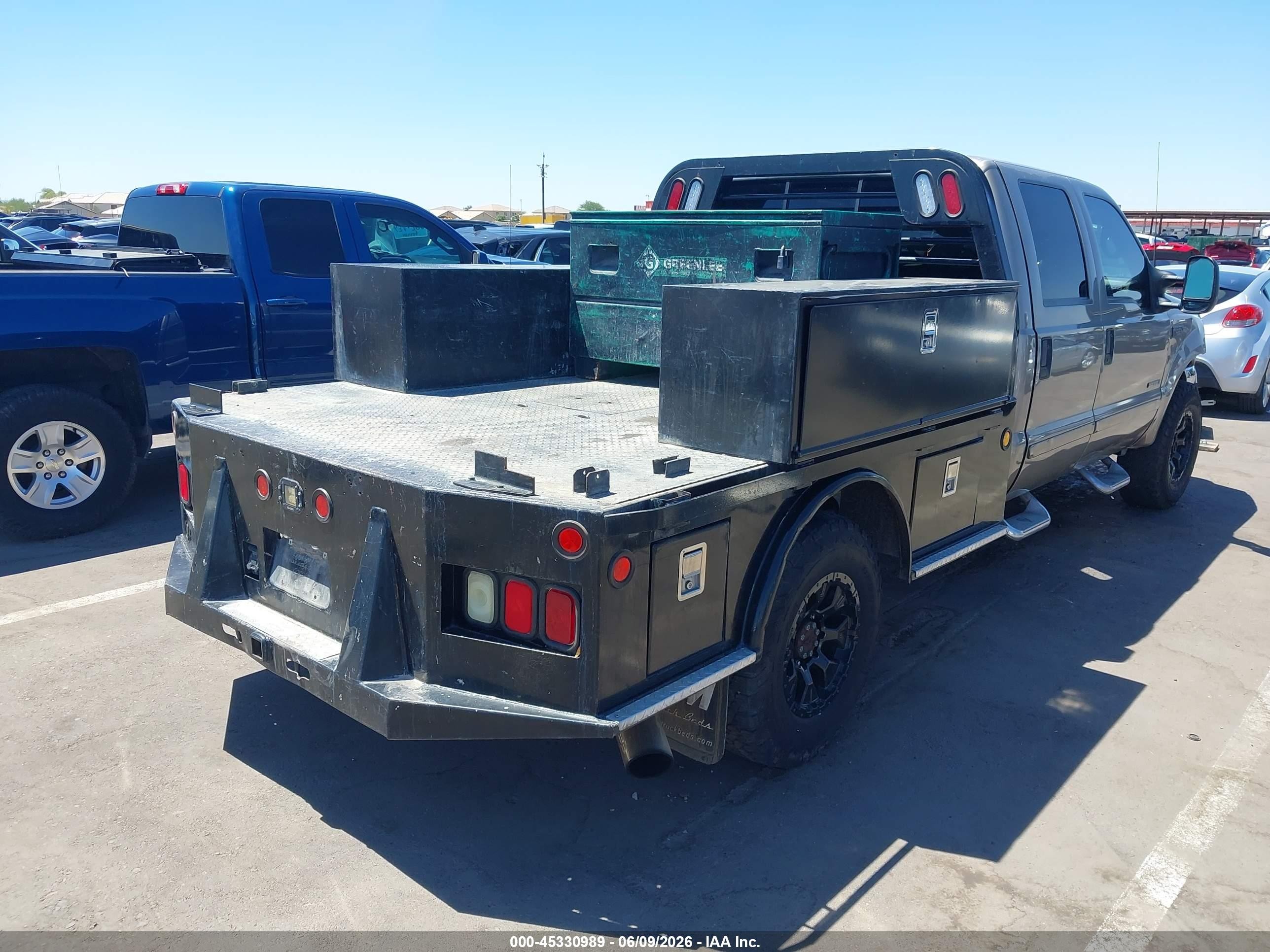 2002 Ford F-350 Lariat/xl/xlt Brown vin: 1FTSW31F32ED61577