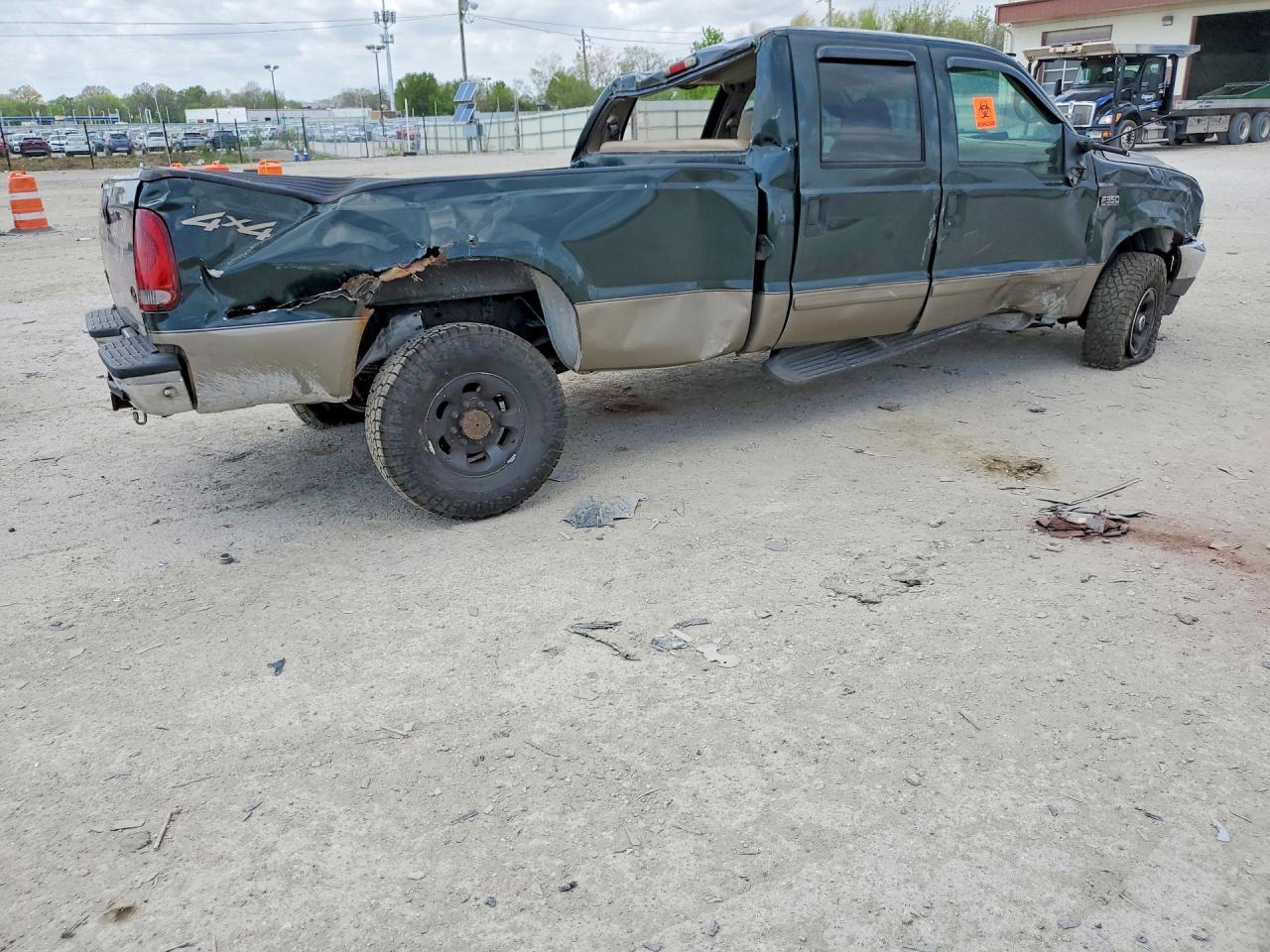 2002 Ford F350 Srw Super Duty Зеленый vin: 1FTSW31F42EC38712