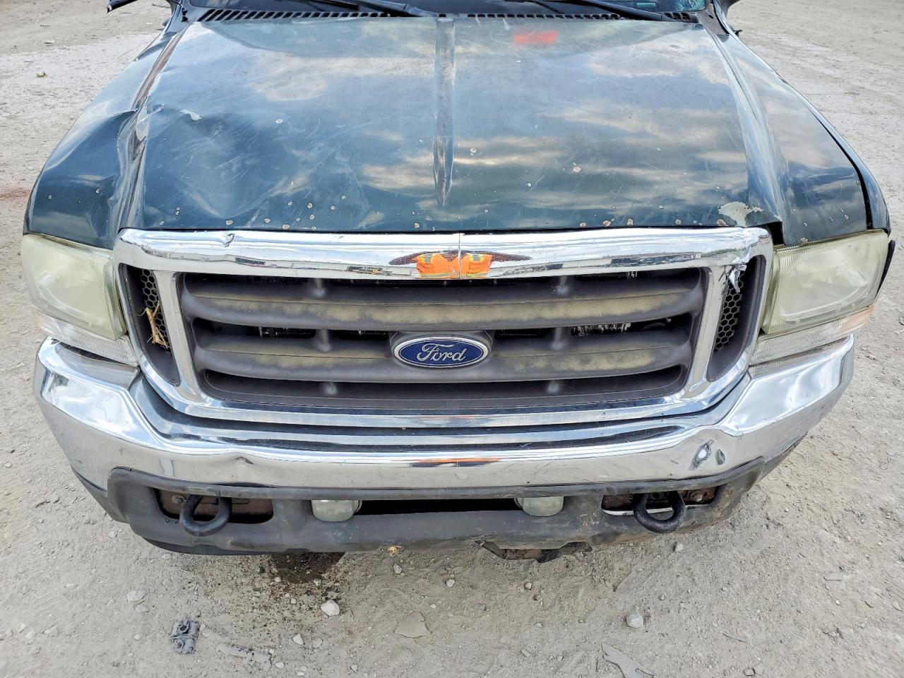 2002 Ford F350 Srw Super Duty Зеленый vin: 1FTSW31F42EC38712