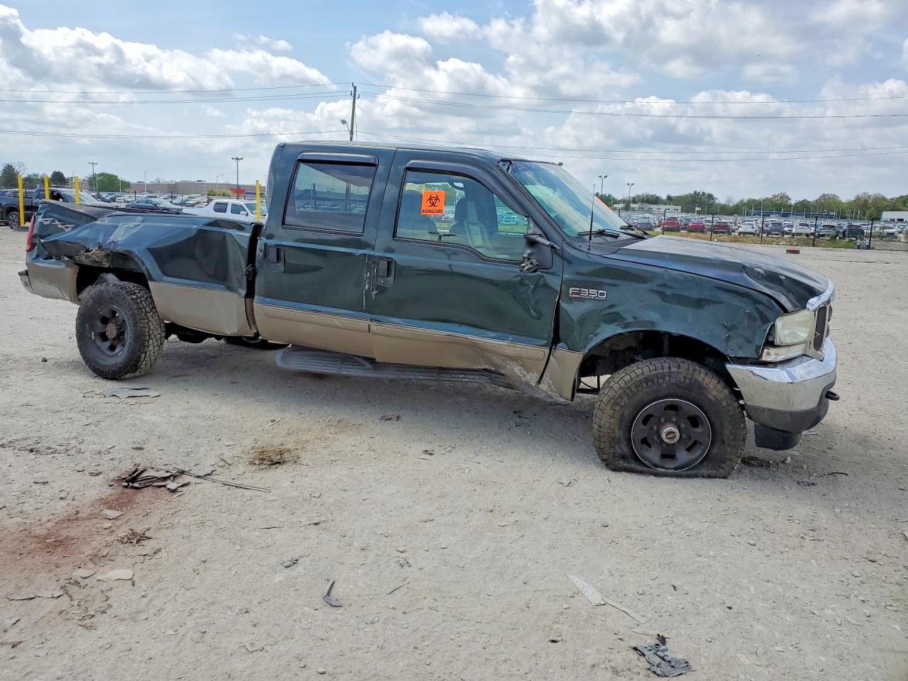 2002 Ford F350 Srw Super Duty Зеленый vin: 1FTSW31F42EC38712