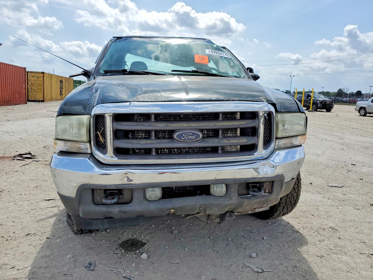2002 Ford F350 Srw Super Duty Зеленый vin: 1FTSW31F42EC38712