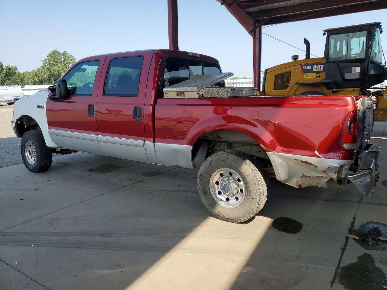 2002 Ford F350 Srw Super Duty Burgundy vin: 1FTSW31F42ED02683