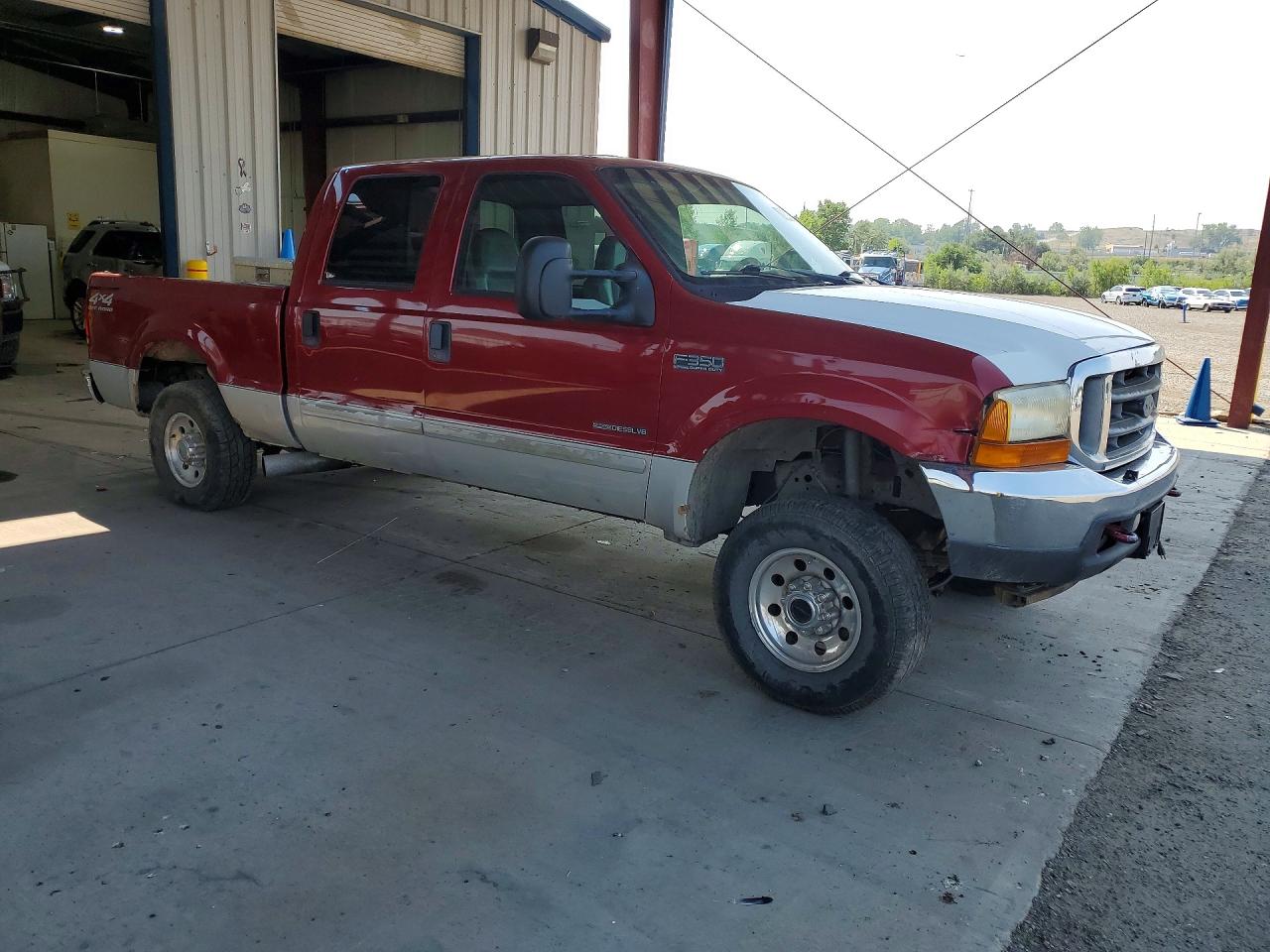 2002 Ford F350 Srw Super Duty Burgundy vin: 1FTSW31F42ED02683
