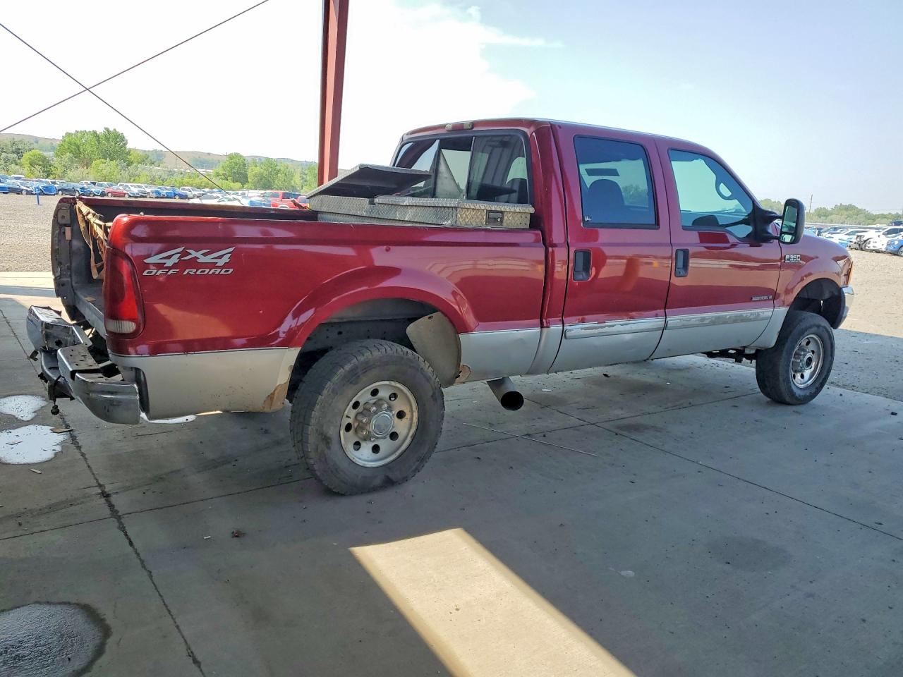2002 Ford F350 Srw Super Duty Burgundy vin: 1FTSW31F42ED02683