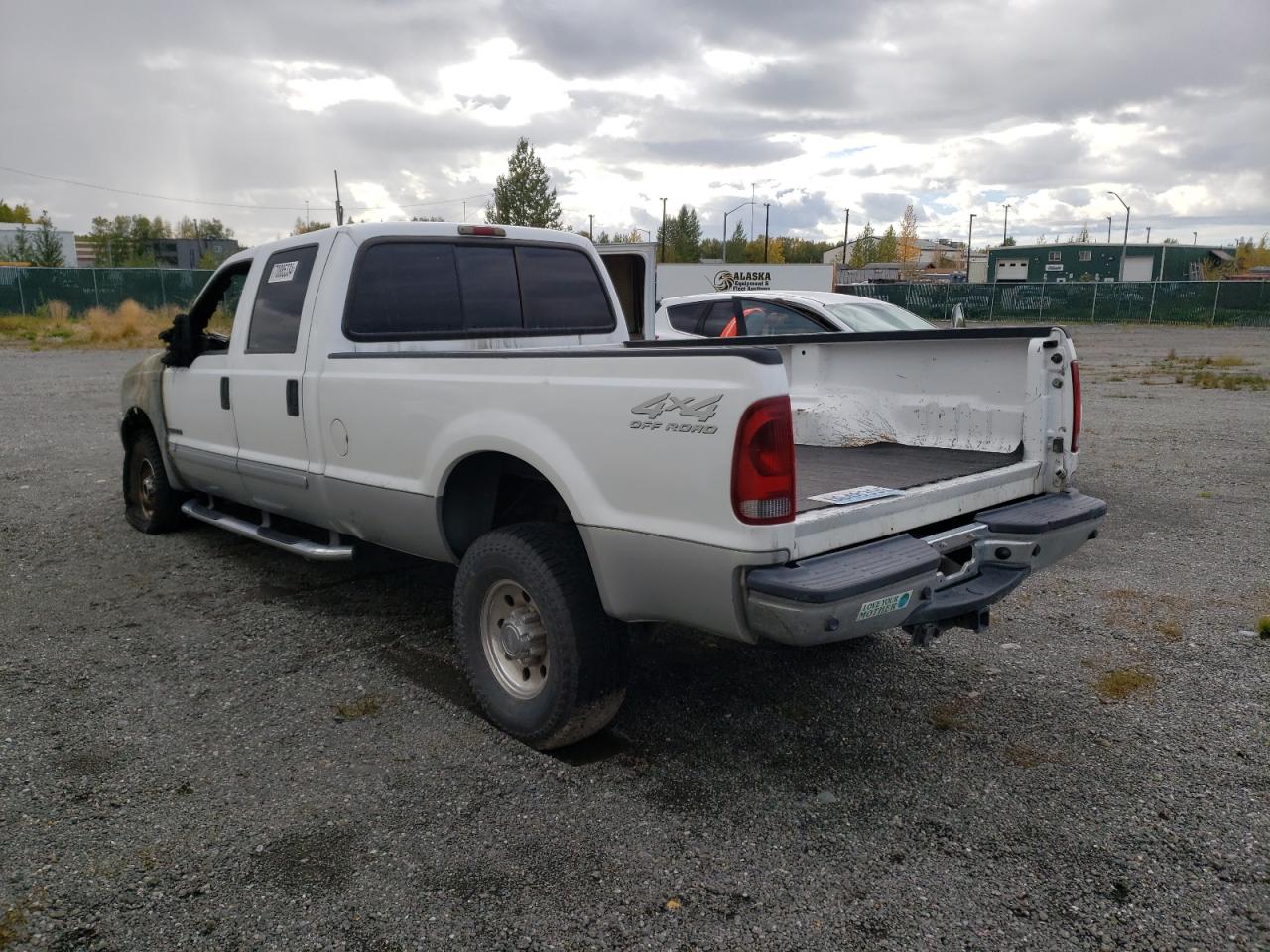 2002 Ford F350 Srw Super Duty White vin: 1FTSW31F42ED05132