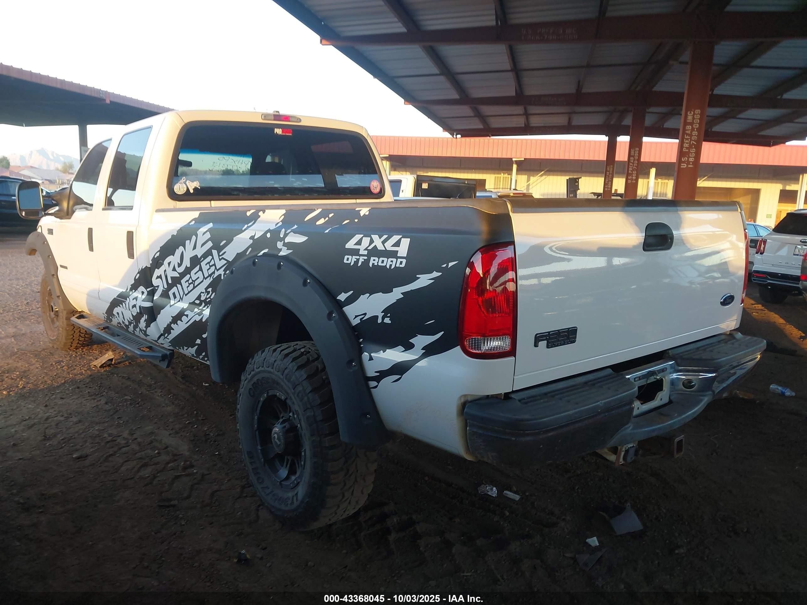 2002 Ford F-350 Lariat/xl/xlt White vin: 1FTSW31F42ED53312