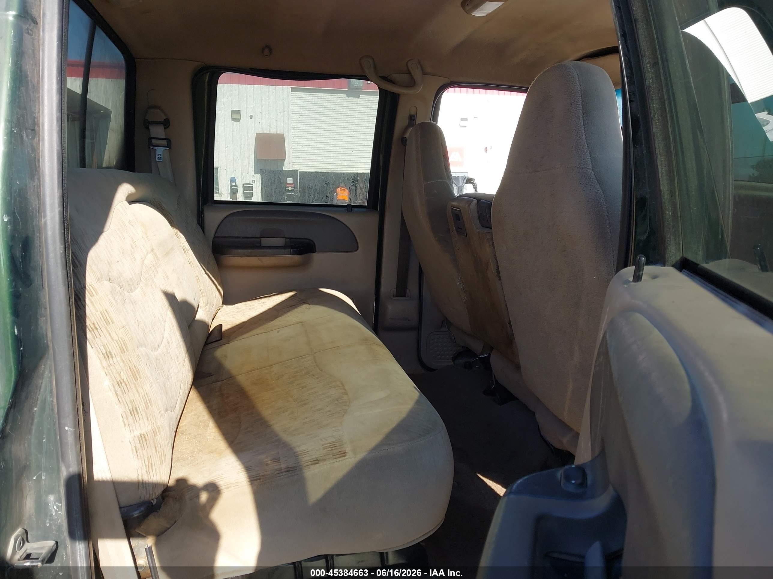 2000 Ford F-350 Lariat/xl/xlt Green vin: 1FTSW31F4YED16205
