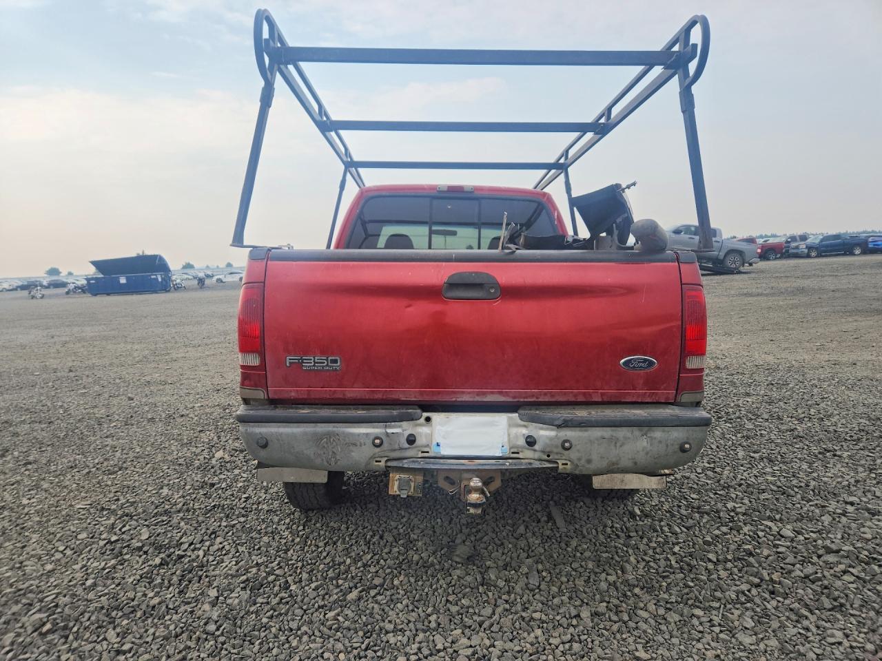 2002 Ford F350 Srw Super Duty Красный vin: 1FTSW31F52EC54515