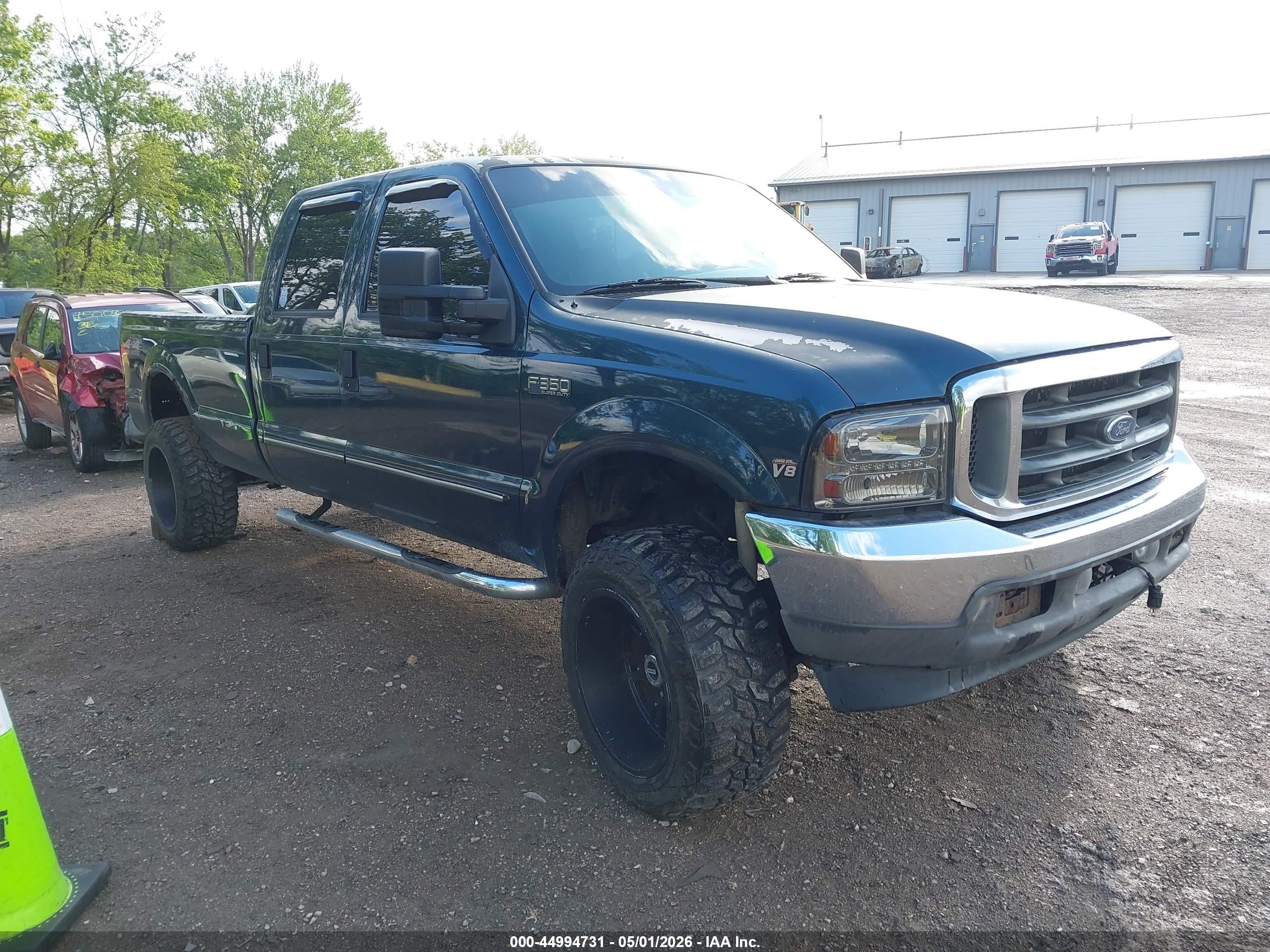 1999 Ford F-350 Lariat/xl/xlt Green vin: 1FTSW31F5XEB80438