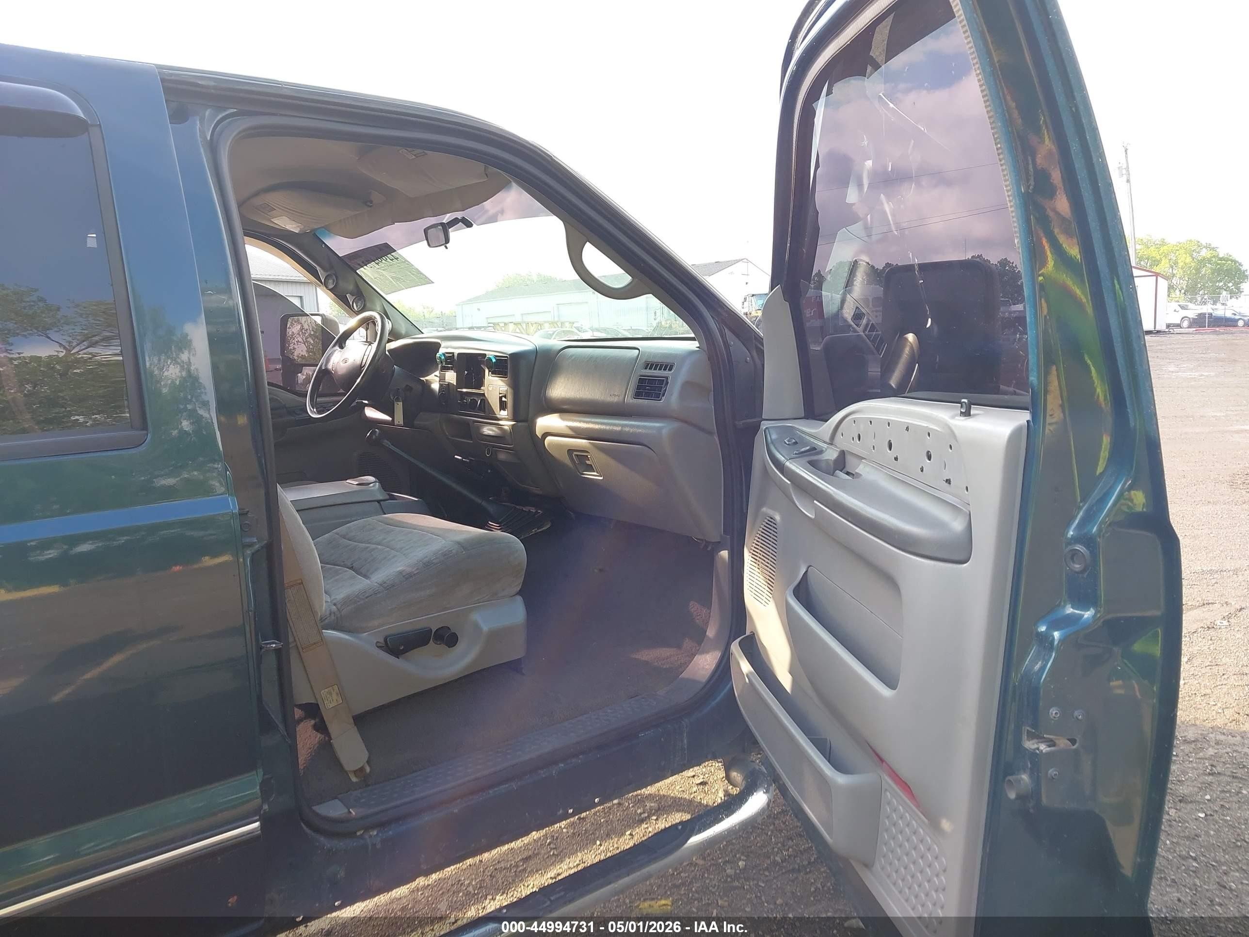 1999 Ford F-350 Lariat/xl/xlt Green vin: 1FTSW31F5XEB80438