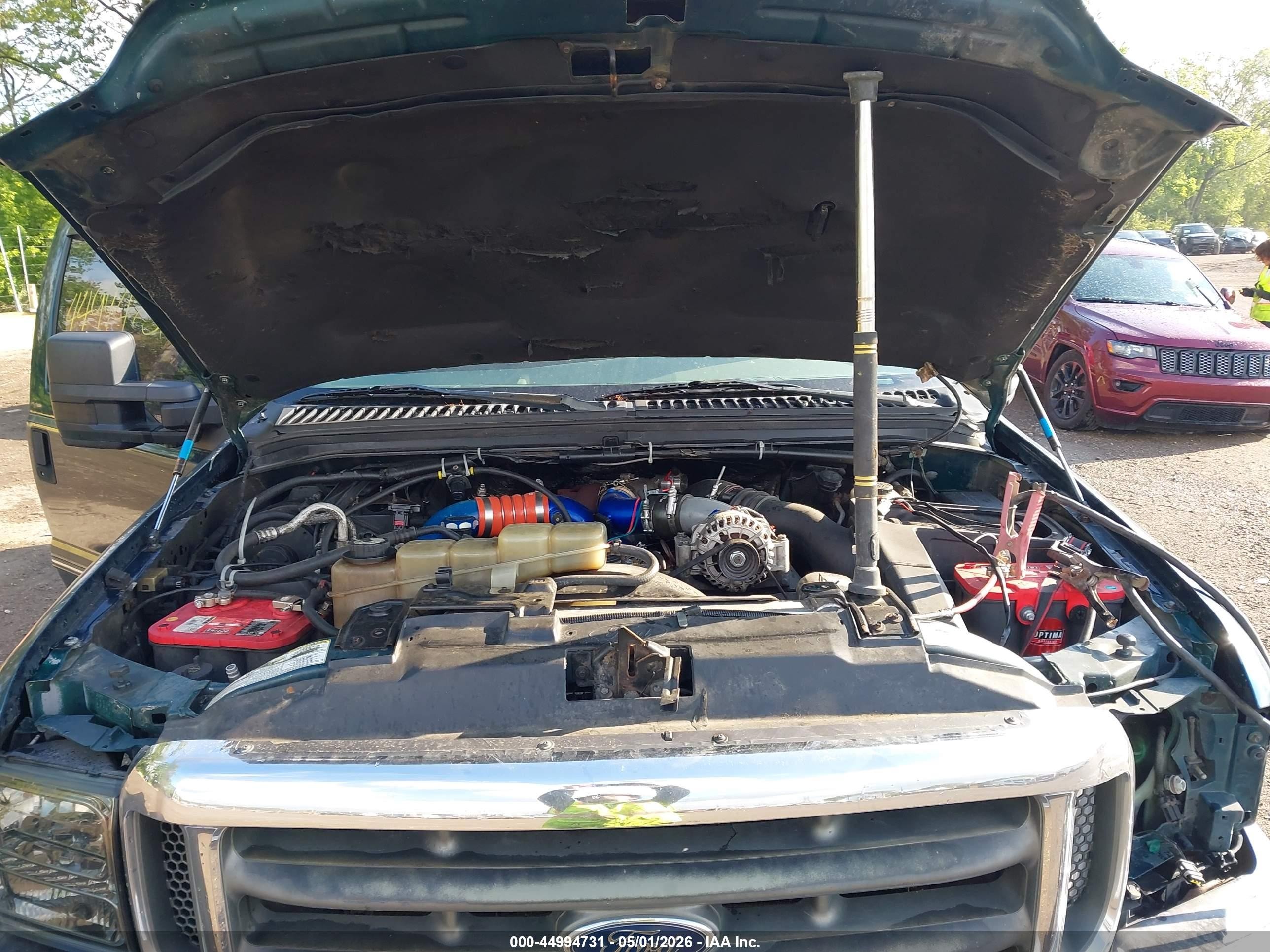 1999 Ford F-350 Lariat/xl/xlt Green vin: 1FTSW31F5XEB80438