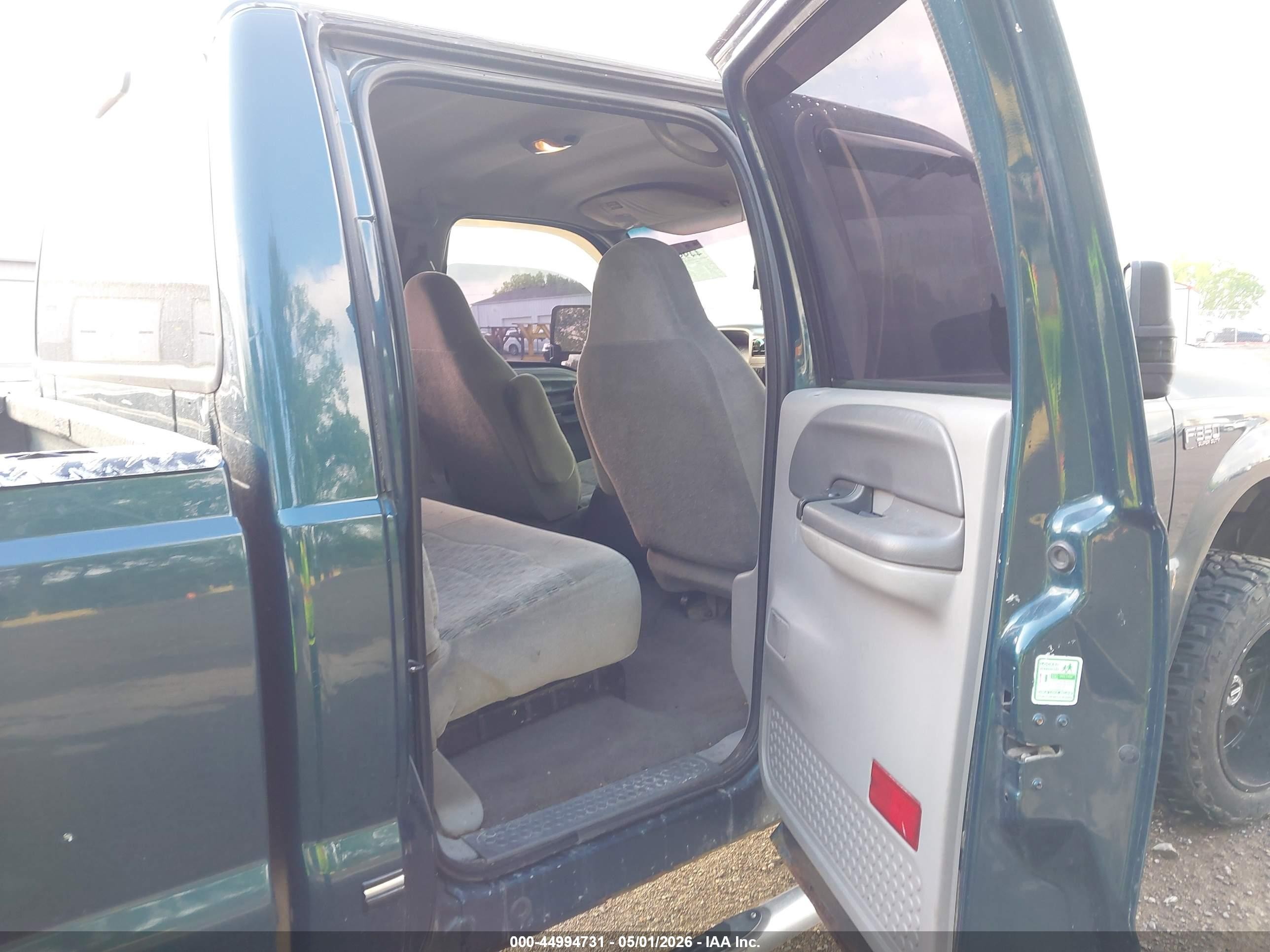 1999 Ford F-350 Lariat/xl/xlt Green vin: 1FTSW31F5XEB80438