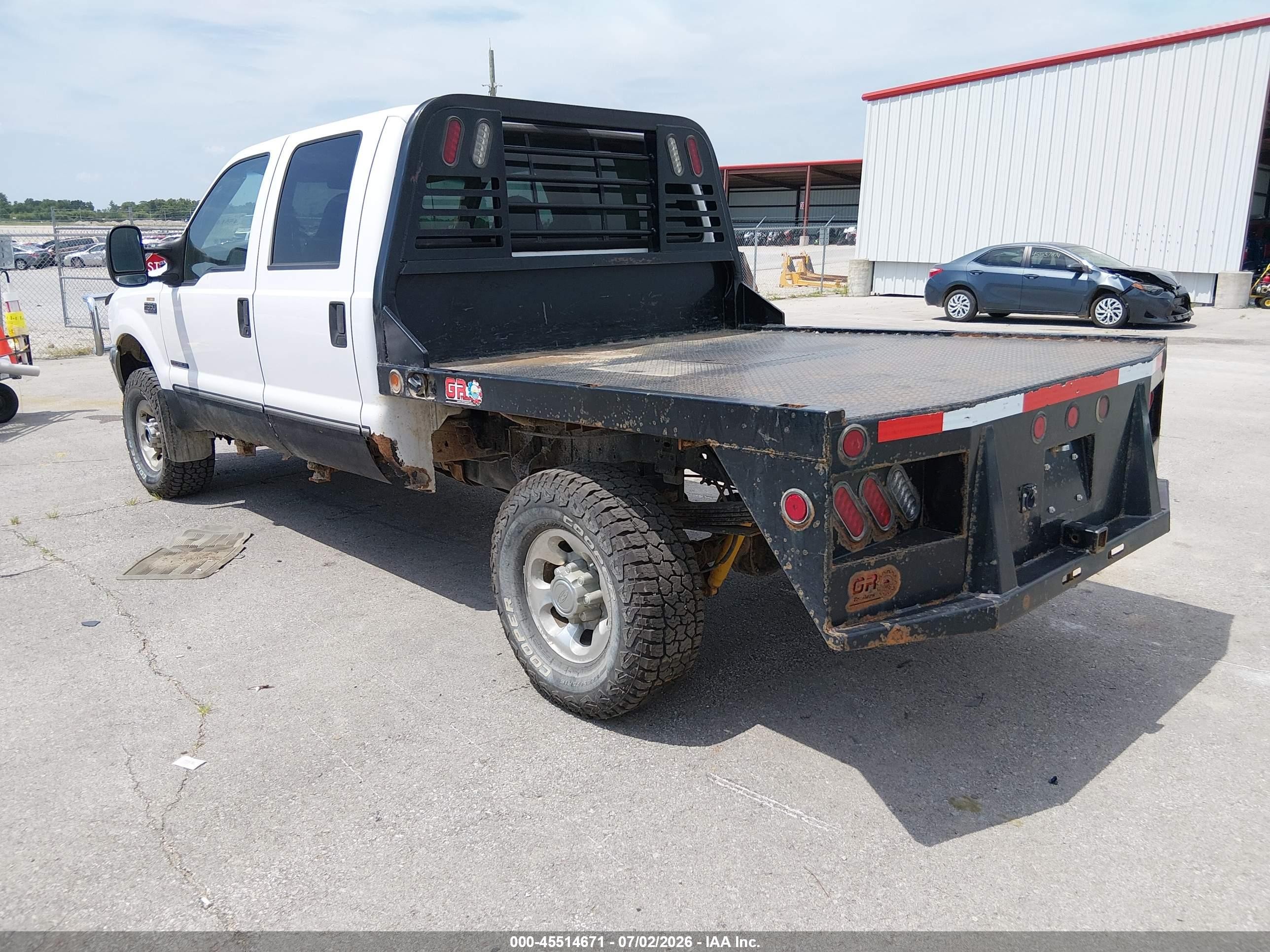 1999 Ford F-350 Lariat/xl/xlt White vin: 1FTSW31F5XED03008