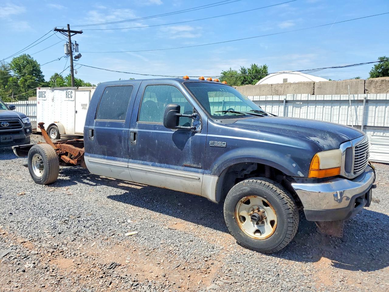 1999 Ford F350 Srw Super Duty Blue vin: 1FTSW31F5XEE88516