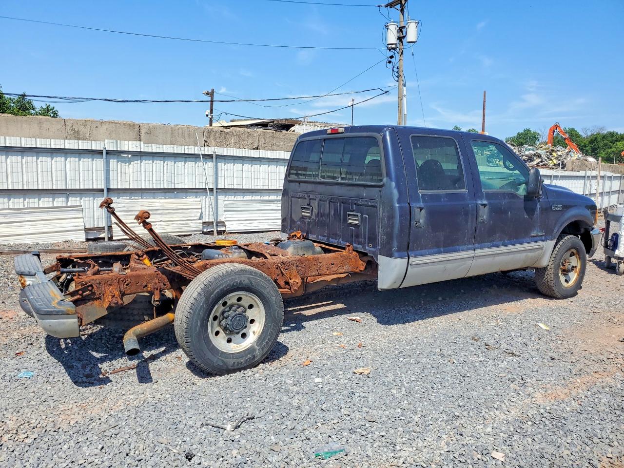 1999 Ford F350 Srw Super Duty Blue vin: 1FTSW31F5XEE88516