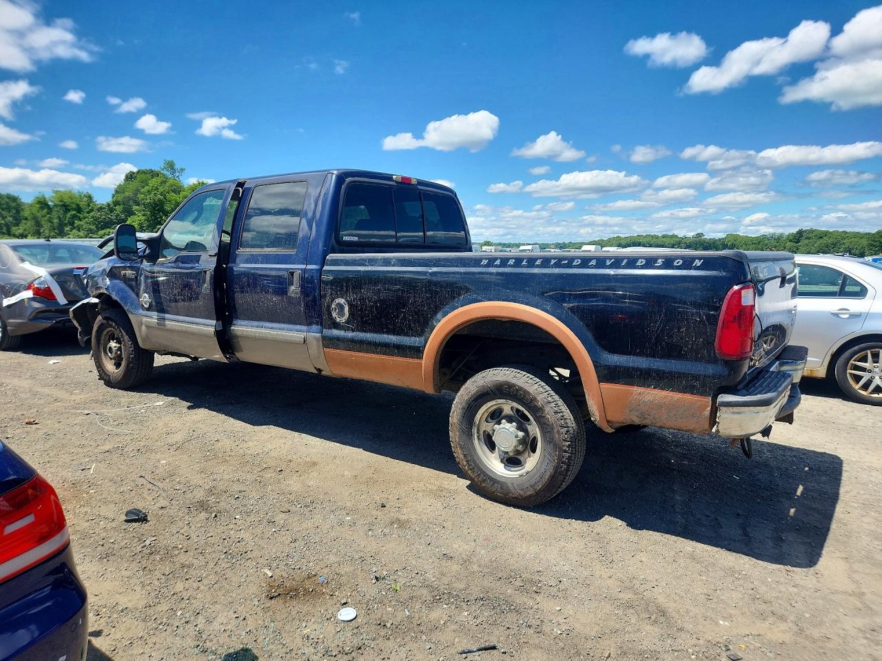 2003 Ford F350 Srw Super Duty Blue vin: 1FTSW31F63EB09081