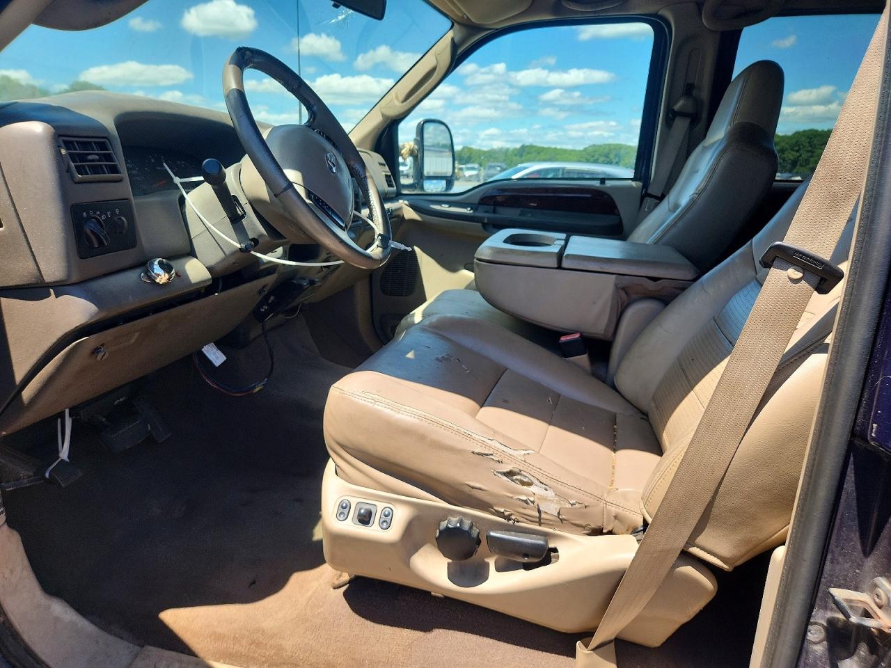 2003 Ford F350 Srw Super Duty Blue vin: 1FTSW31F63EB09081