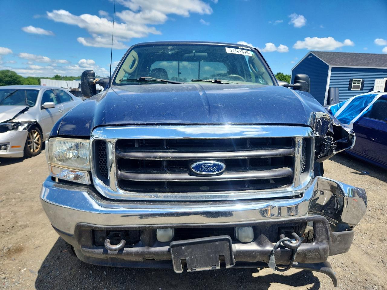 2003 Ford F350 Srw Super Duty Blue vin: 1FTSW31F63EB09081