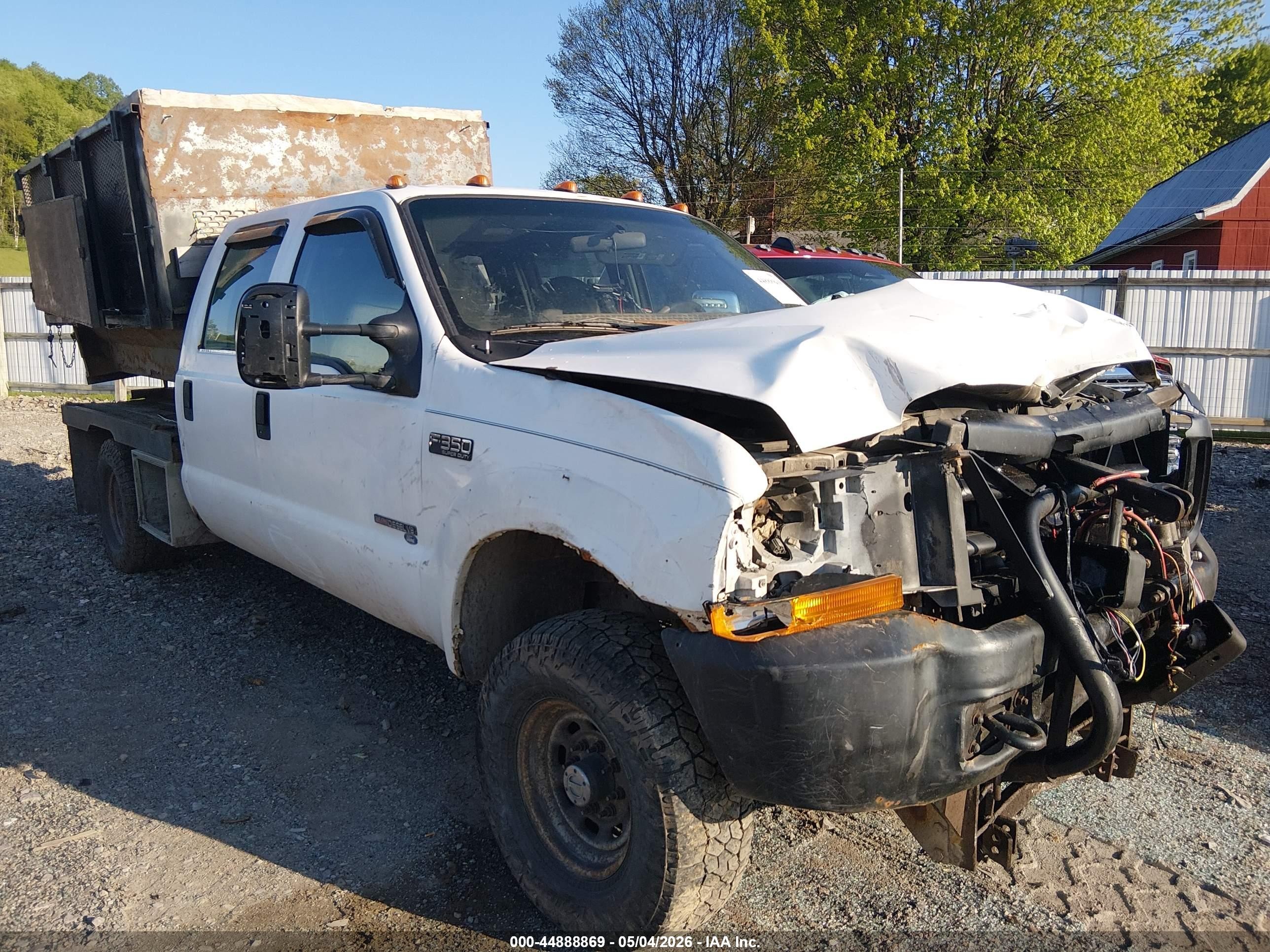 2000 Ford F-350 Lariat/xl/xlt White vin: 1FTSW31F7YEC61815