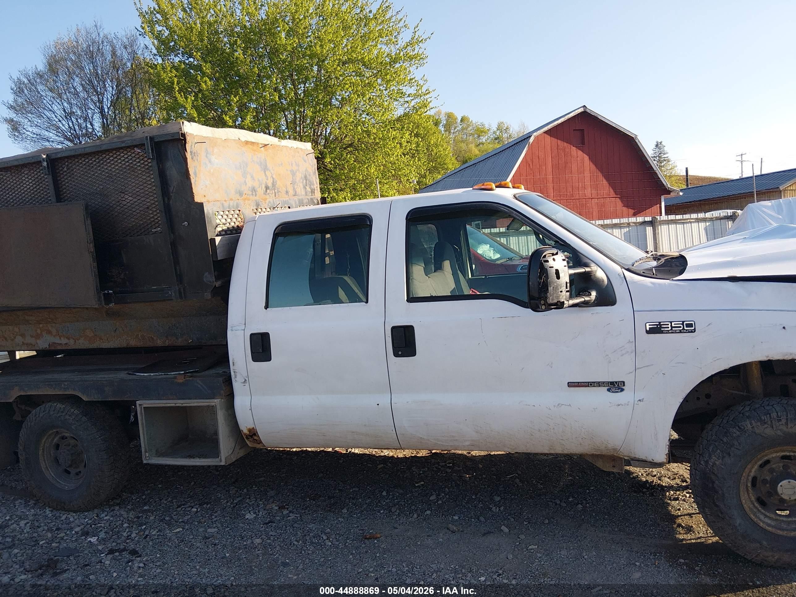 2000 Ford F-350 Lariat/xl/xlt White vin: 1FTSW31F7YEC61815