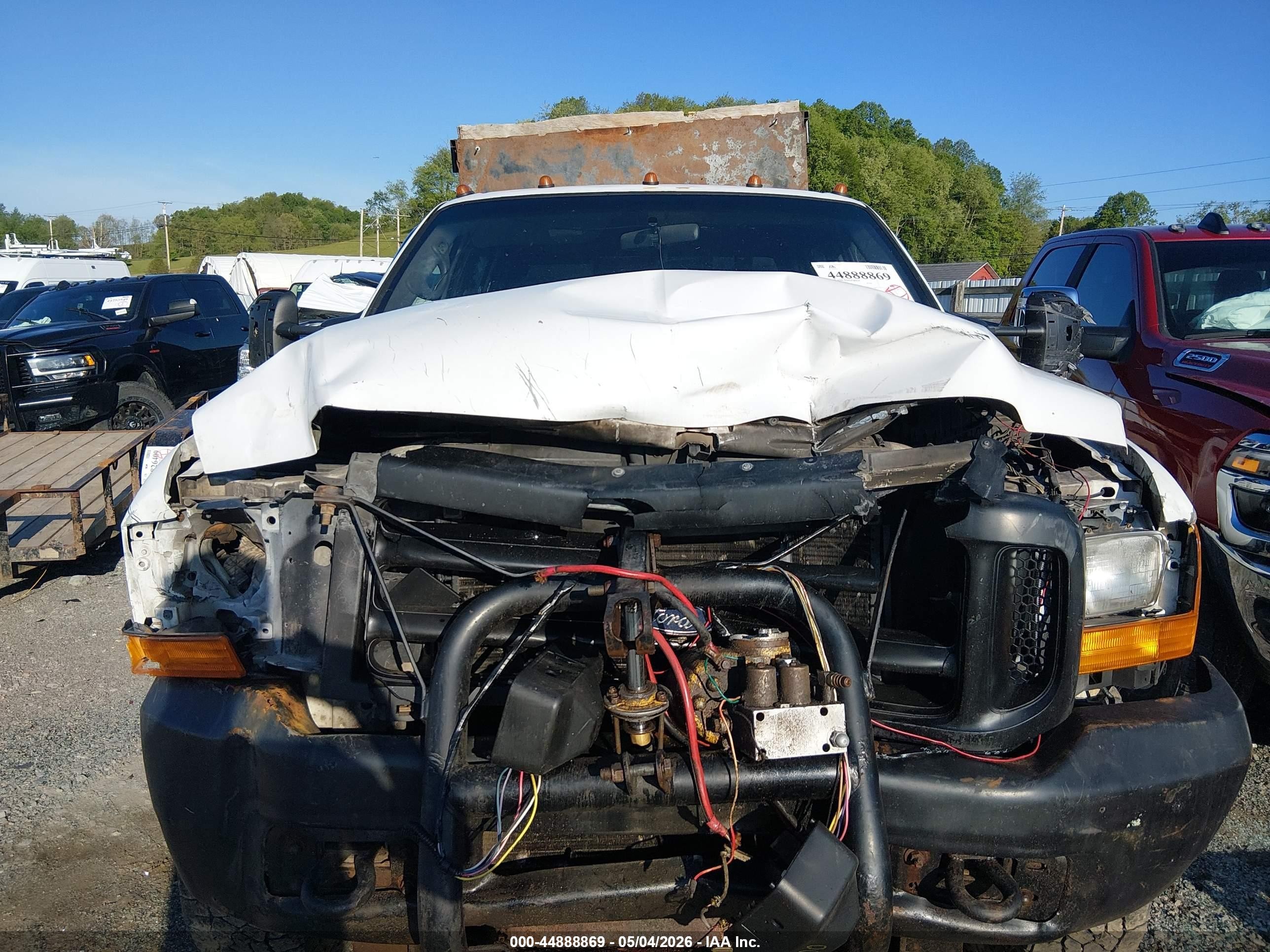 2000 Ford F-350 Lariat/xl/xlt White vin: 1FTSW31F7YEC61815
