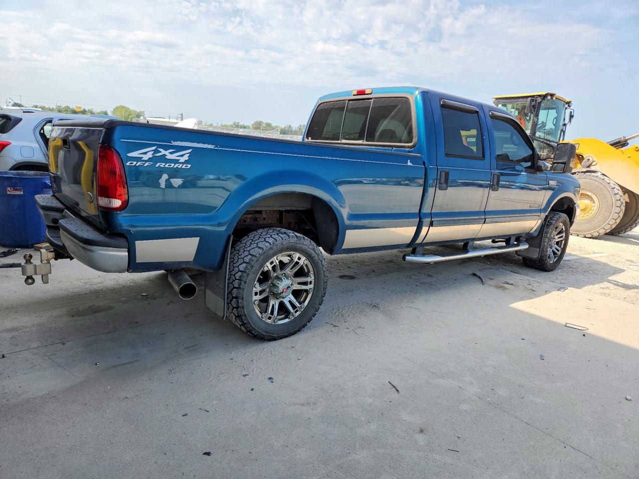 2002 Ford F350 Srw Super Duty Blue vin: 1FTSW31F82EC03851