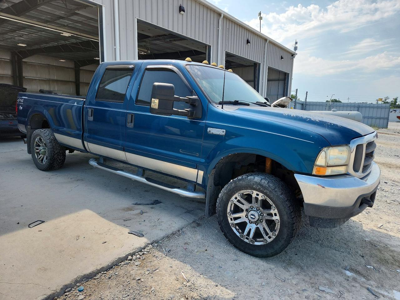 2002 Ford F350 Srw Super Duty Blue vin: 1FTSW31F82EC03851
