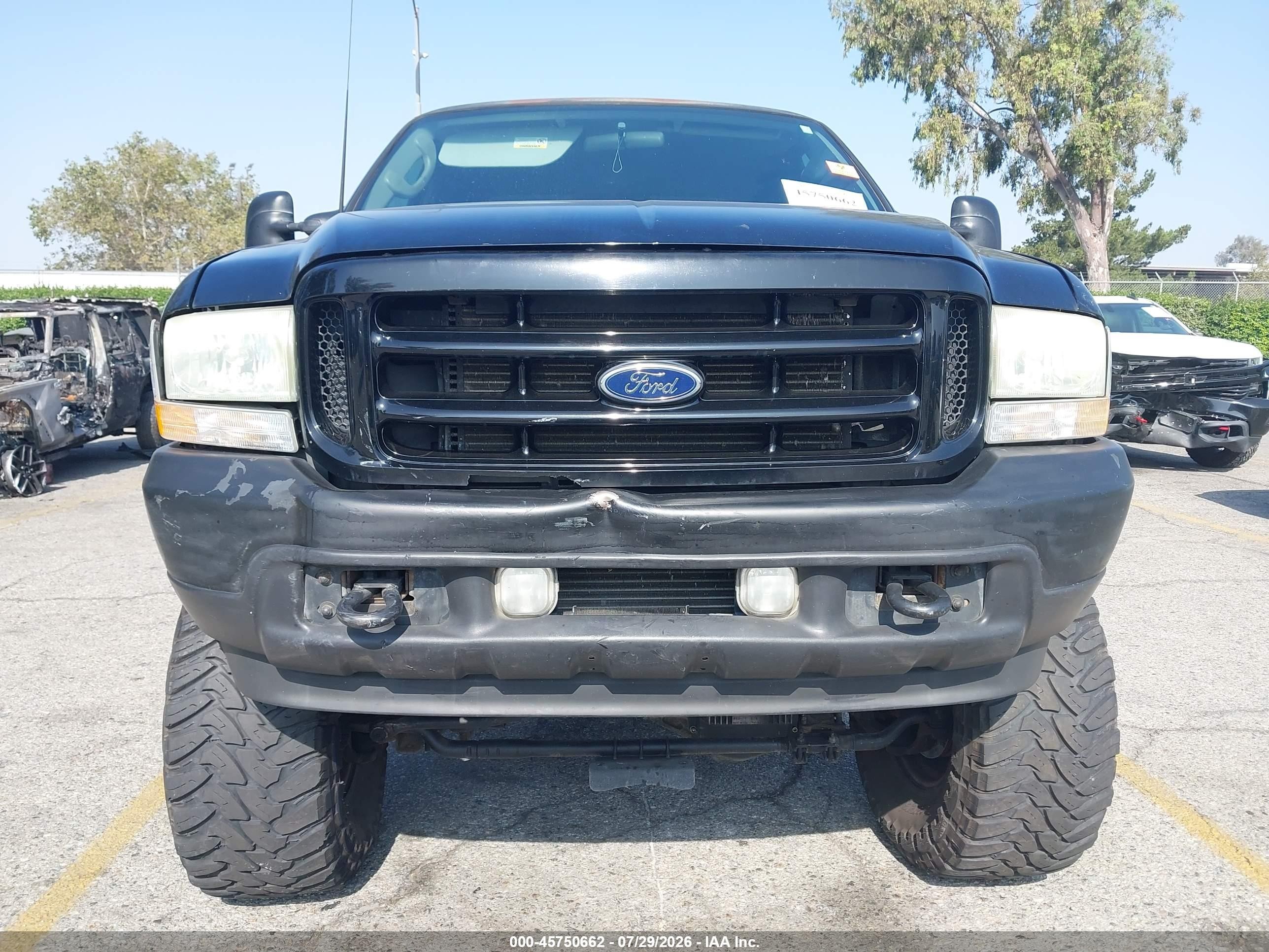 2003 Ford F-350 Lariat/xl/xlt Black vin: 1FTSW31F83EB10863