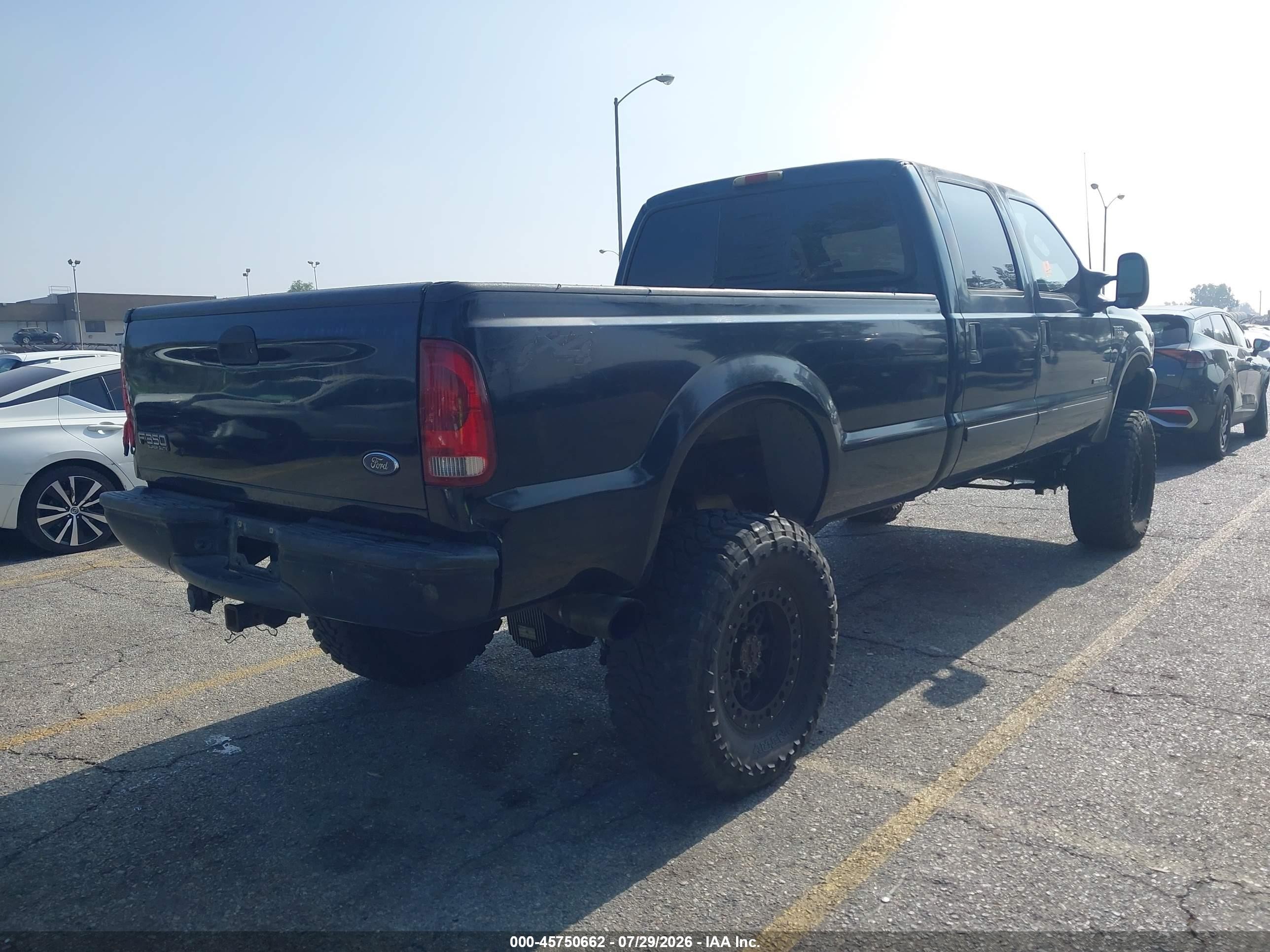 2003 Ford F-350 Lariat/xl/xlt Black vin: 1FTSW31F83EB10863