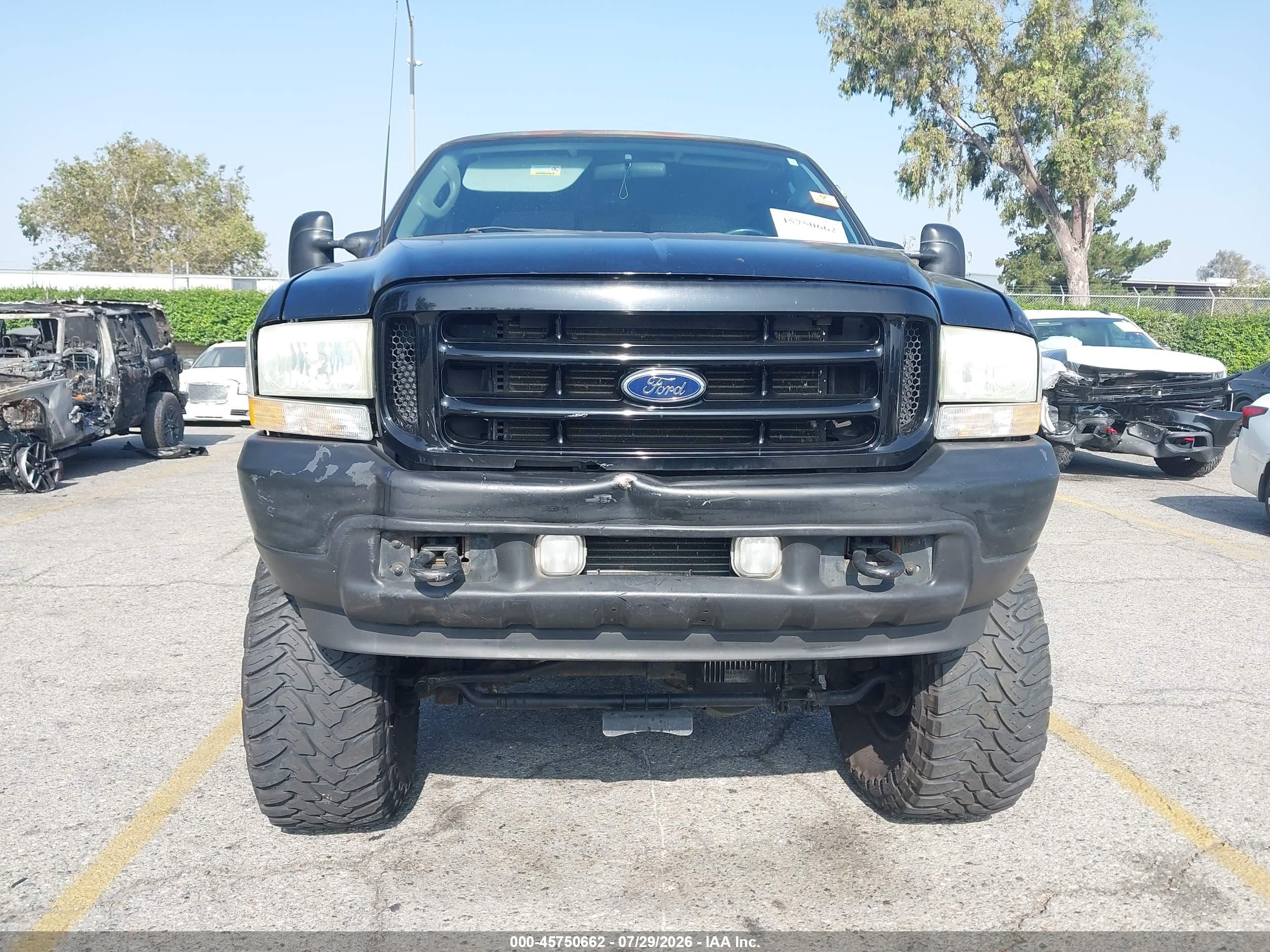 2003 Ford F-350 Lariat/xl/xlt Black vin: 1FTSW31F83EB10863