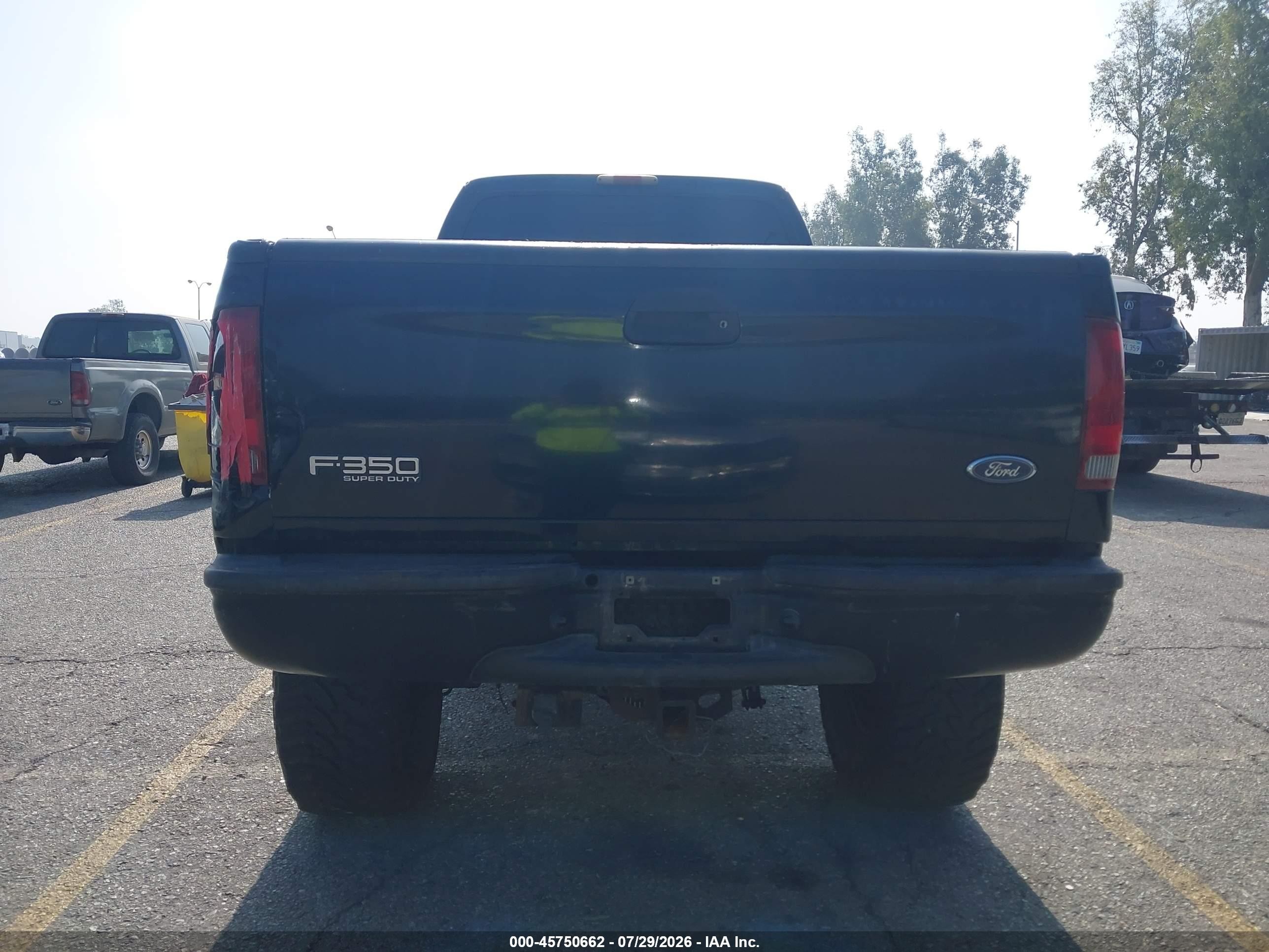 2003 Ford F-350 Lariat/xl/xlt Black vin: 1FTSW31F83EB10863