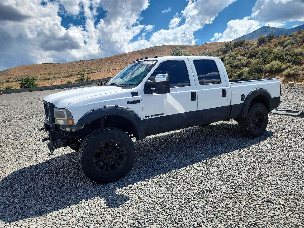 2001 Ford F350 Srw Super Duty White vin: 1FTSW31F91EA57118