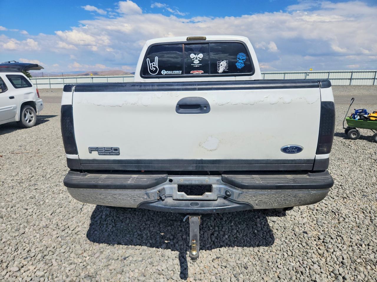 2001 Ford F350 Srw Super Duty White vin: 1FTSW31F91EA57118