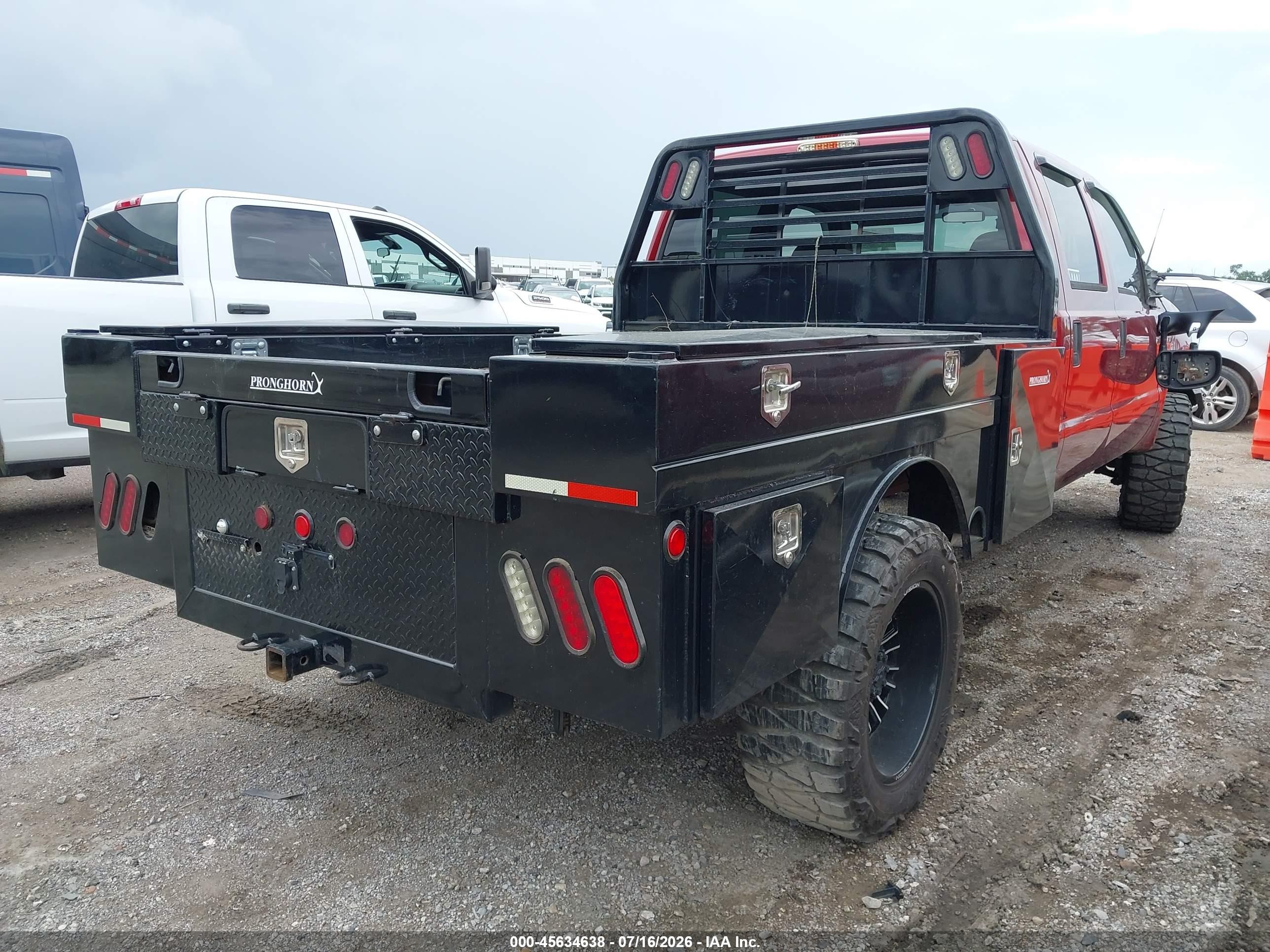 2002 Ford F-350 Lariat/xl/xlt Red vin: 1FTSW31F92EB77762