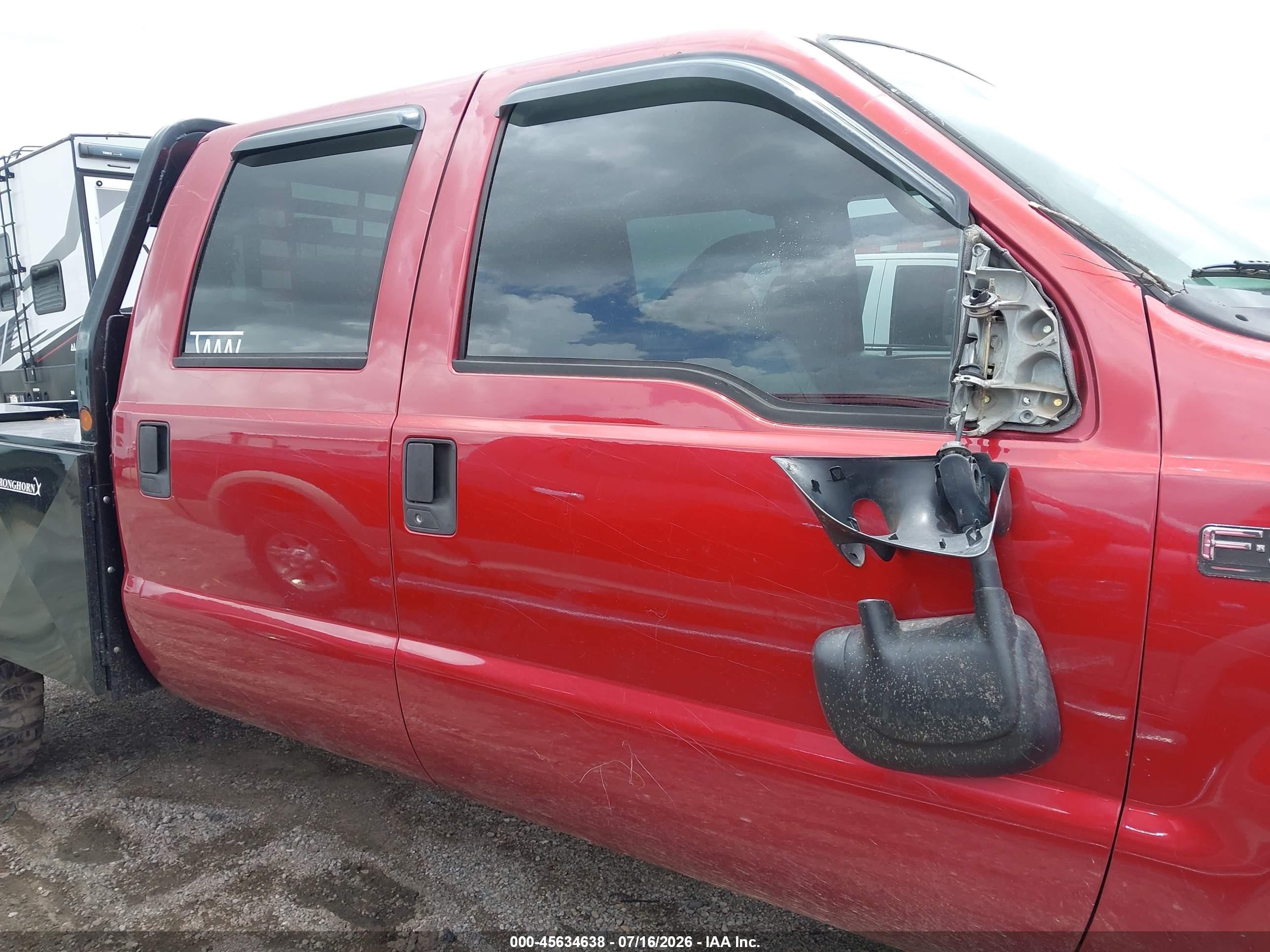 2002 Ford F-350 Lariat/xl/xlt Red vin: 1FTSW31F92EB77762