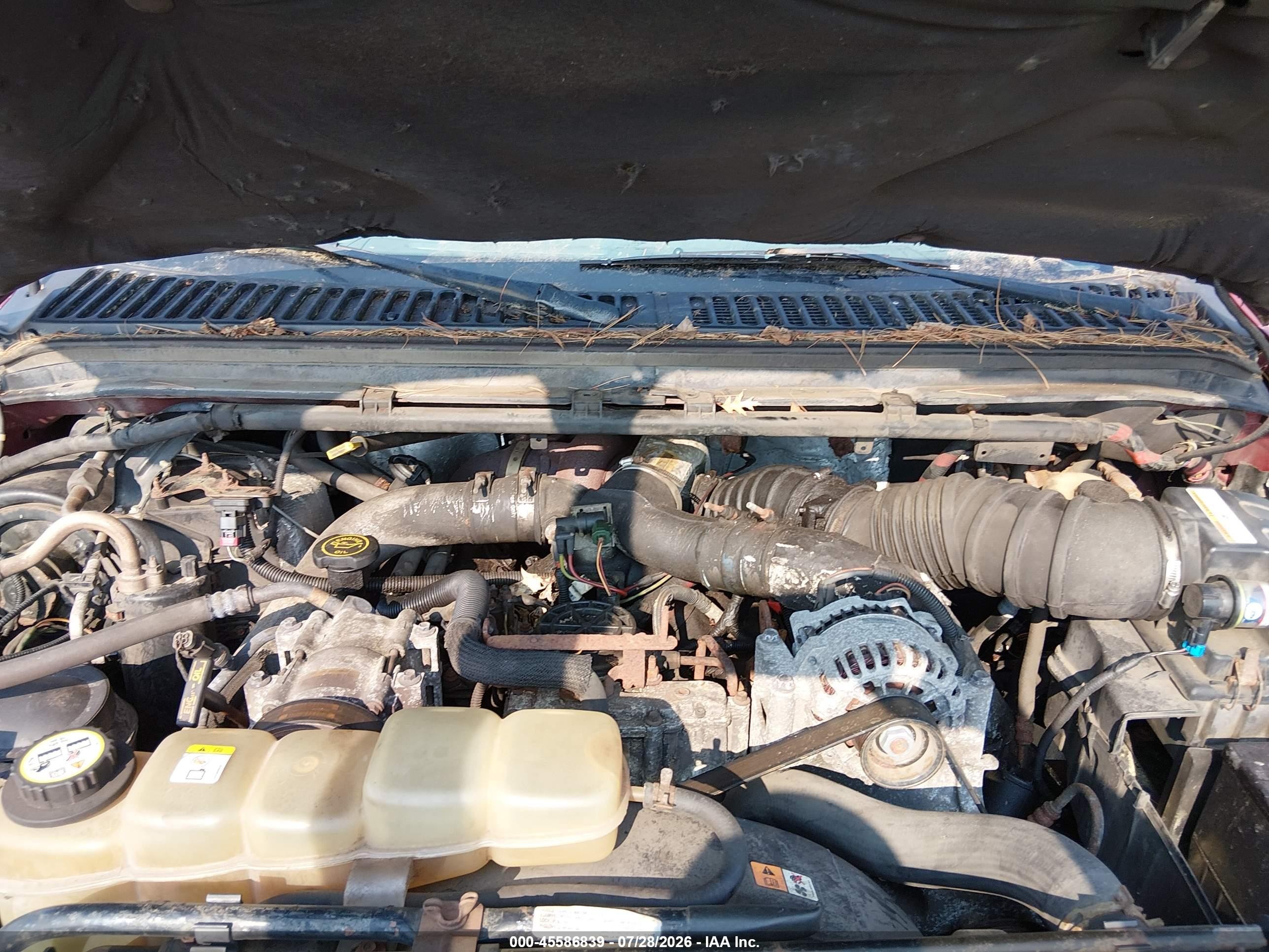2003 Ford F-350 Lariat/xl/xlt Red vin: 1FTSW31FX3EA57860