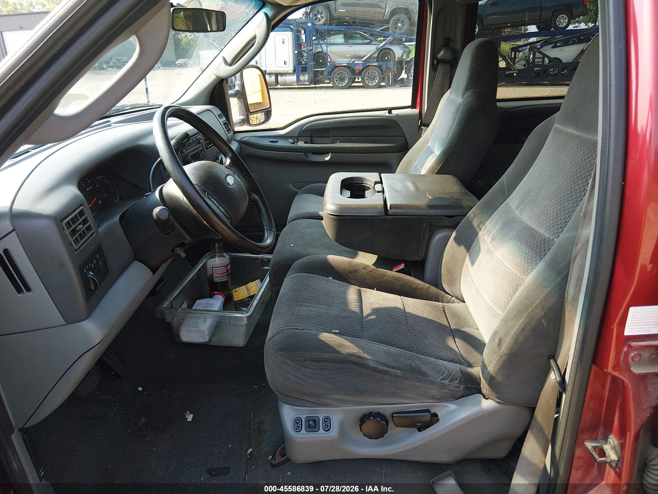 2003 Ford F-350 Lariat/xl/xlt Red vin: 1FTSW31FX3EA57860