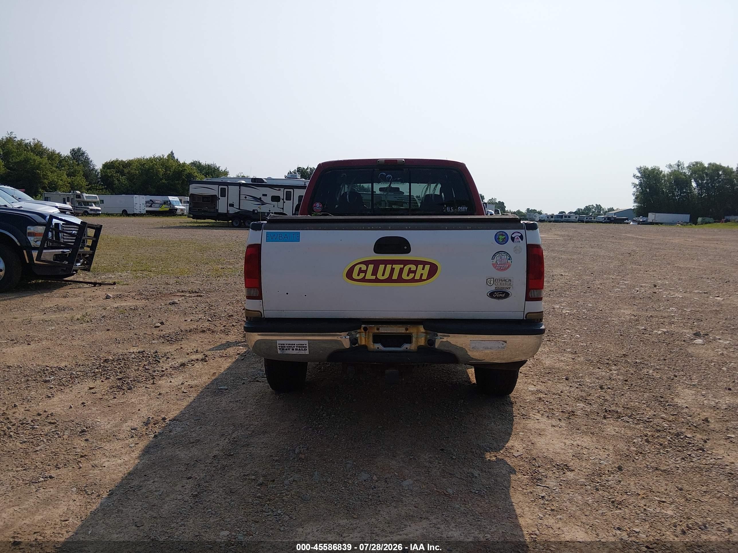 2003 Ford F-350 Lariat/xl/xlt Red vin: 1FTSW31FX3EA57860