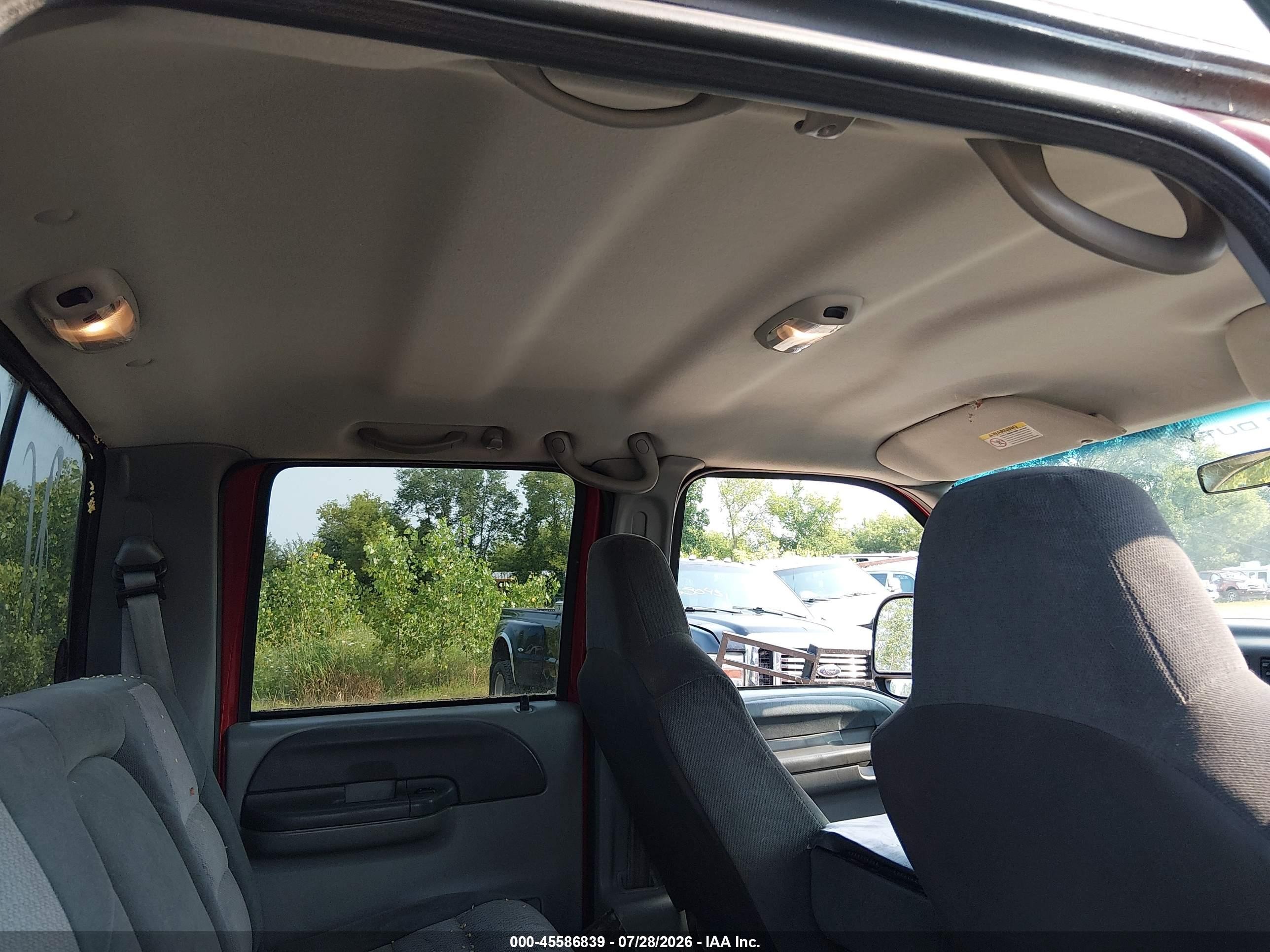 2003 Ford F-350 Lariat/xl/xlt Red vin: 1FTSW31FX3EA57860