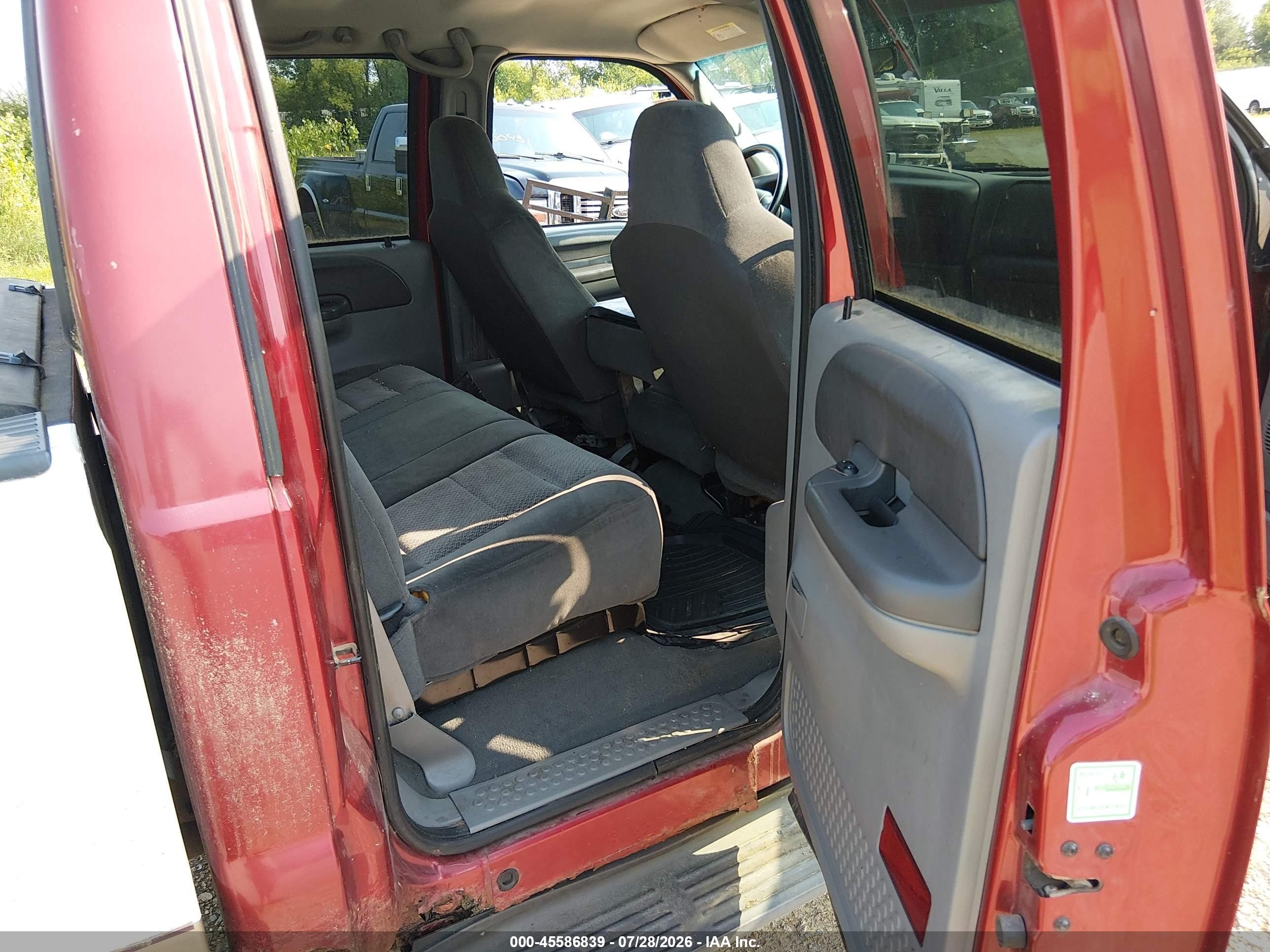 2003 Ford F-350 Lariat/xl/xlt Red vin: 1FTSW31FX3EA57860