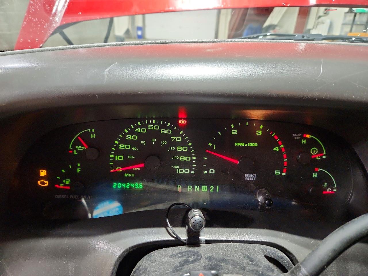2003 Ford F350 Srw Super Duty Red vin: 1FTSW31FX3EA61326